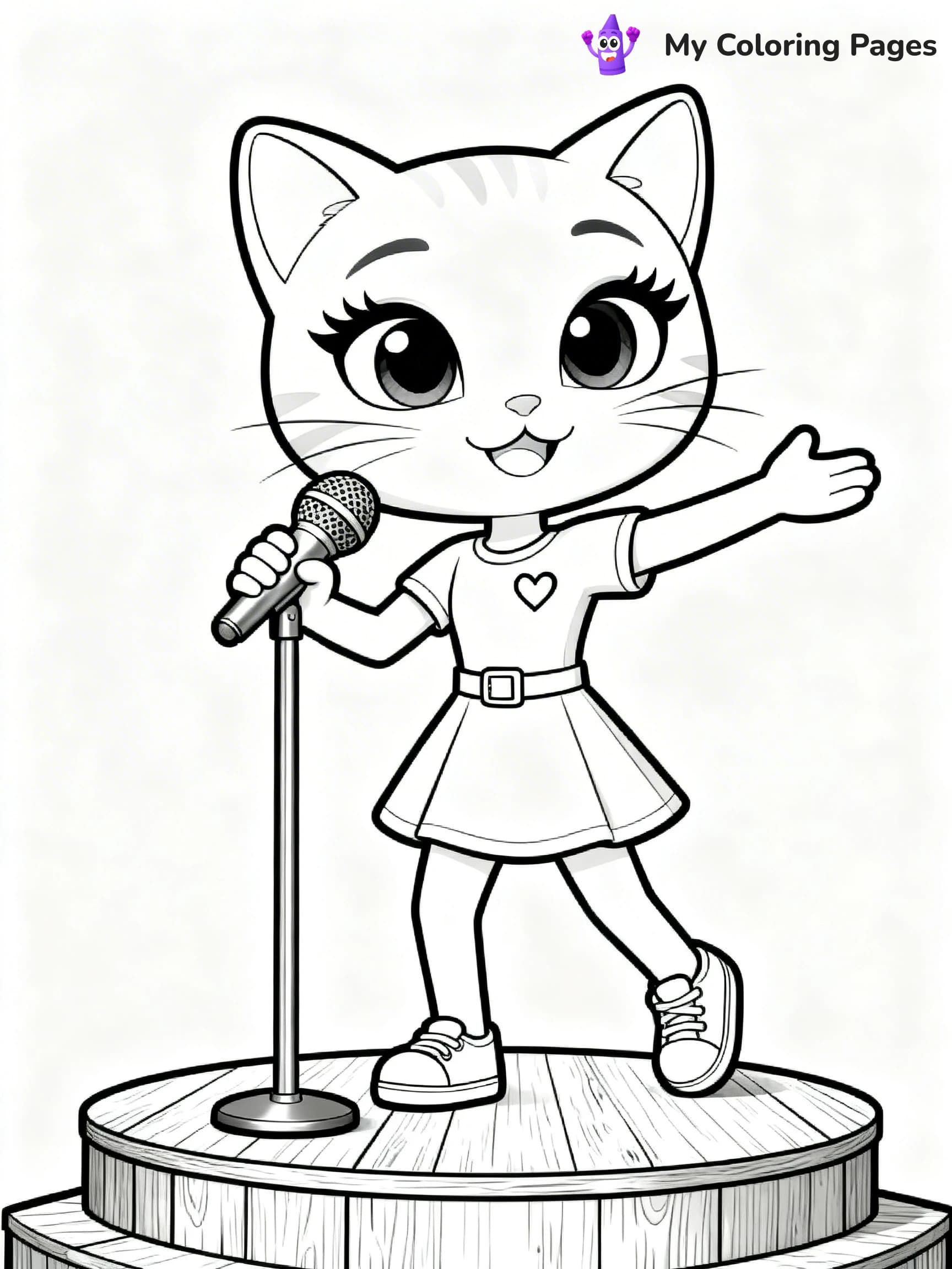 Talking Tom Coloring Pages - 17