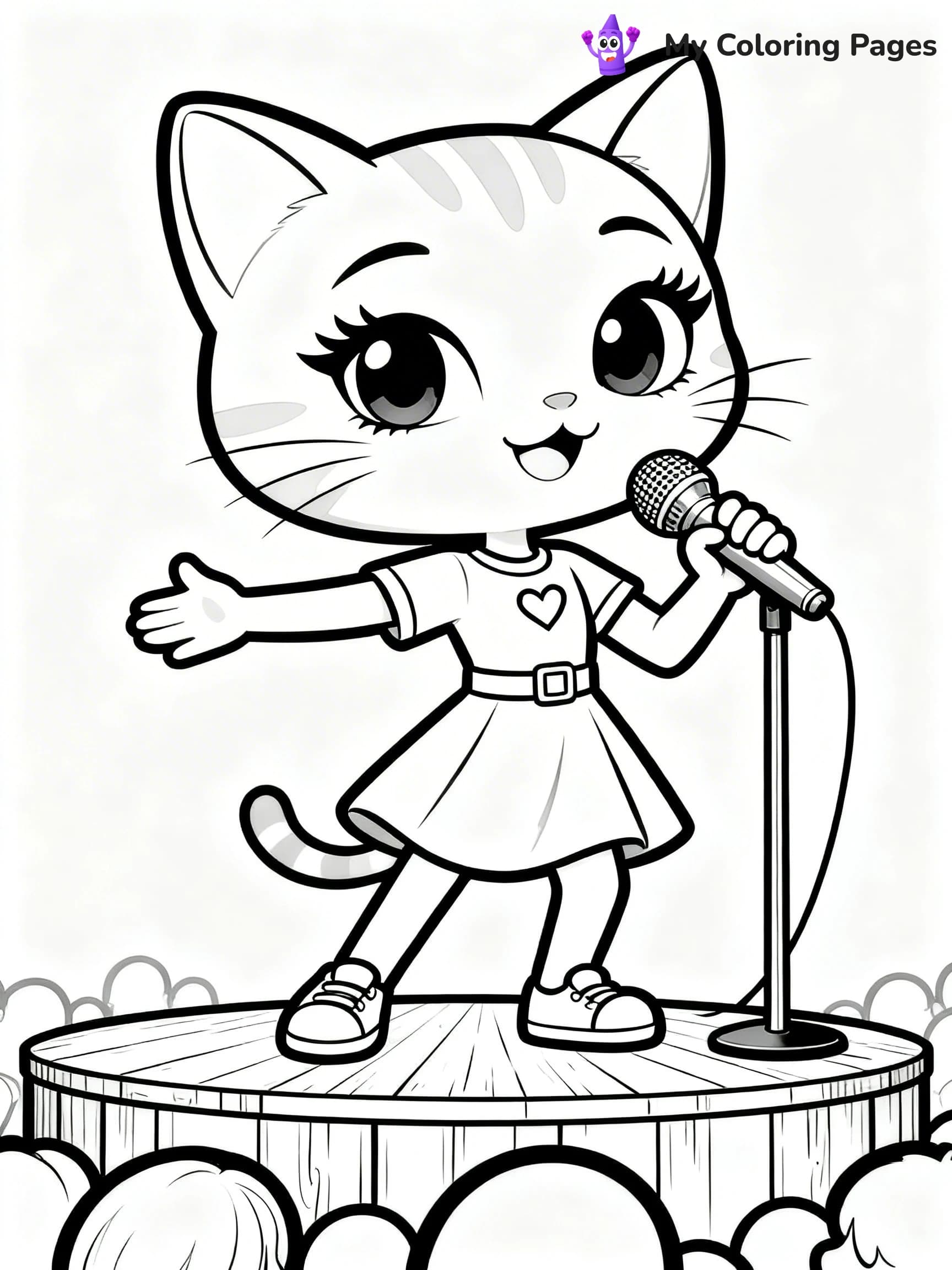 Talking Tom Coloring Pages - 16
