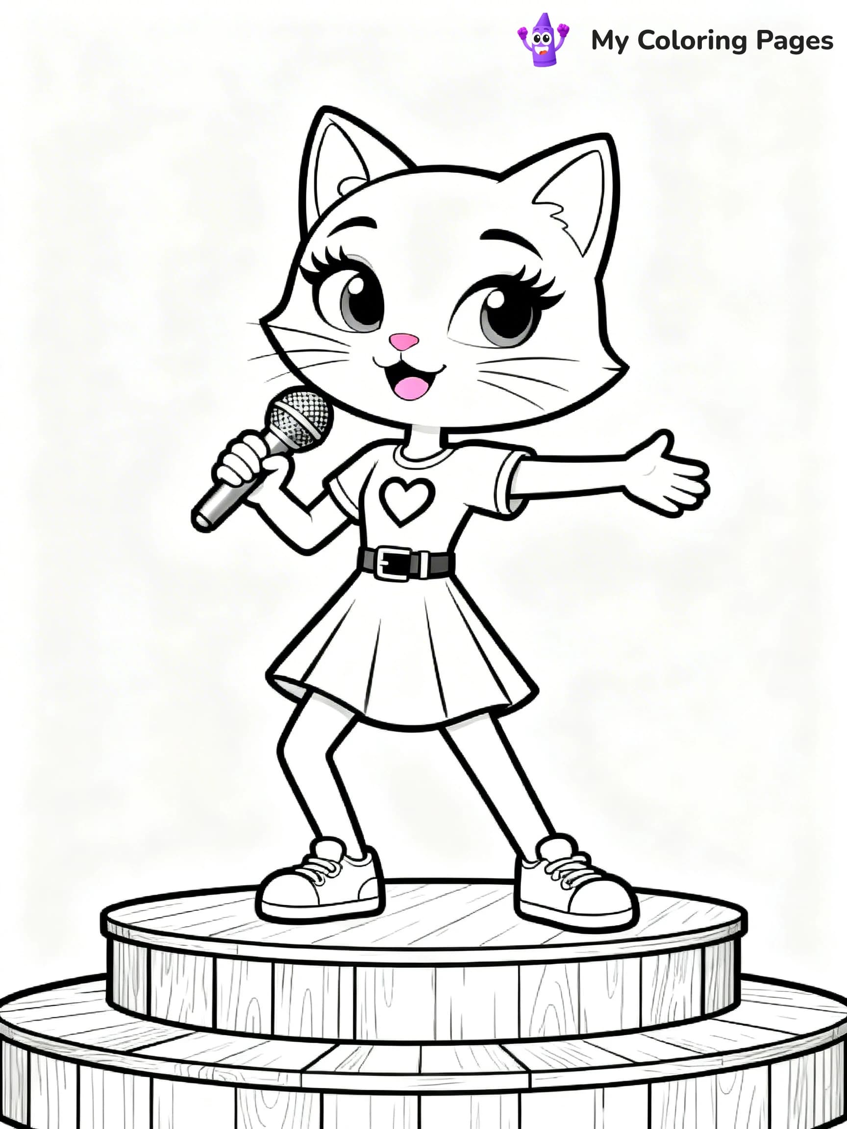 Talking Tom Coloring Pages - 15