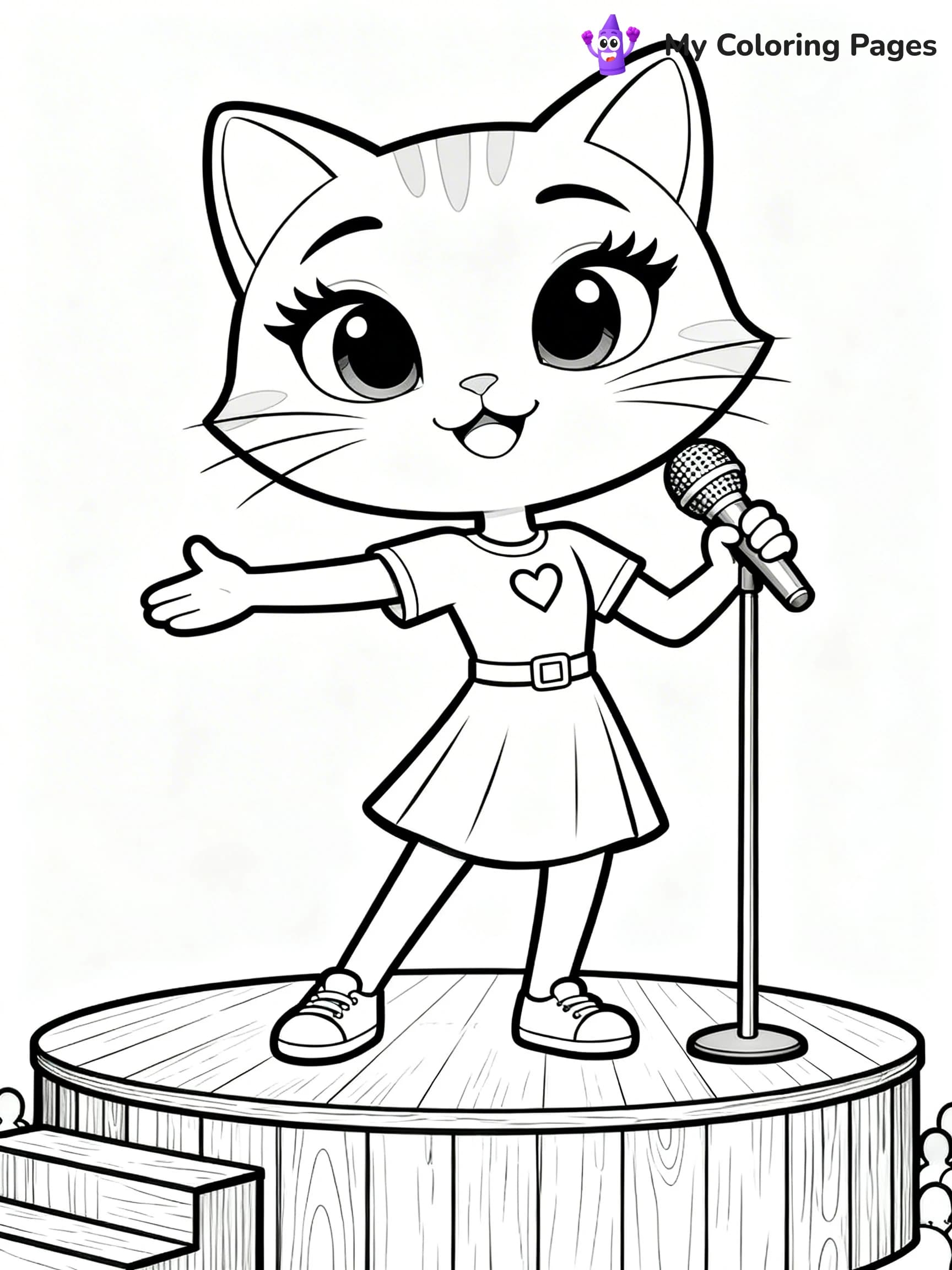 Talking Tom Coloring Pages - 13