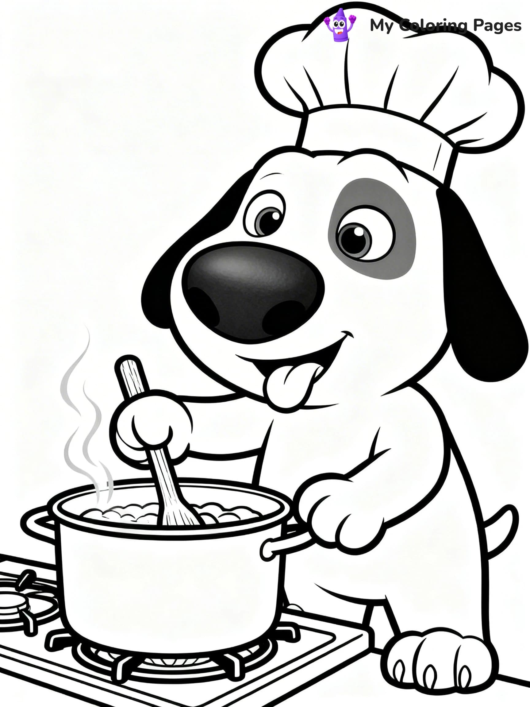 Talking Tom Coloring Pages - 8