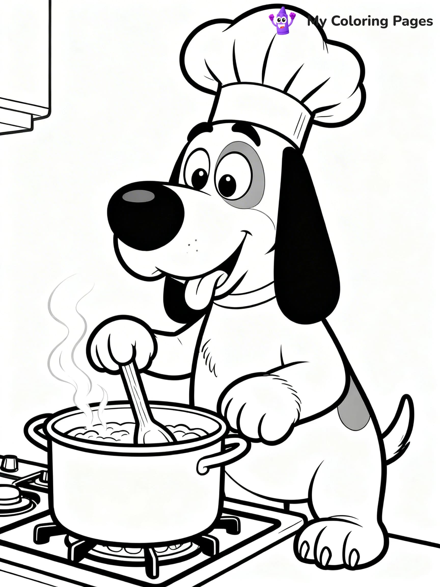 Talking Tom Coloring Pages - 7