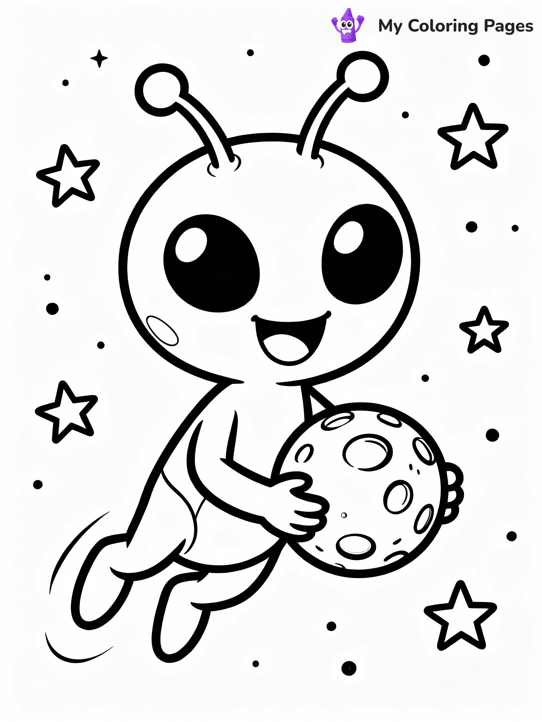 Alien Coloring Pages - 29