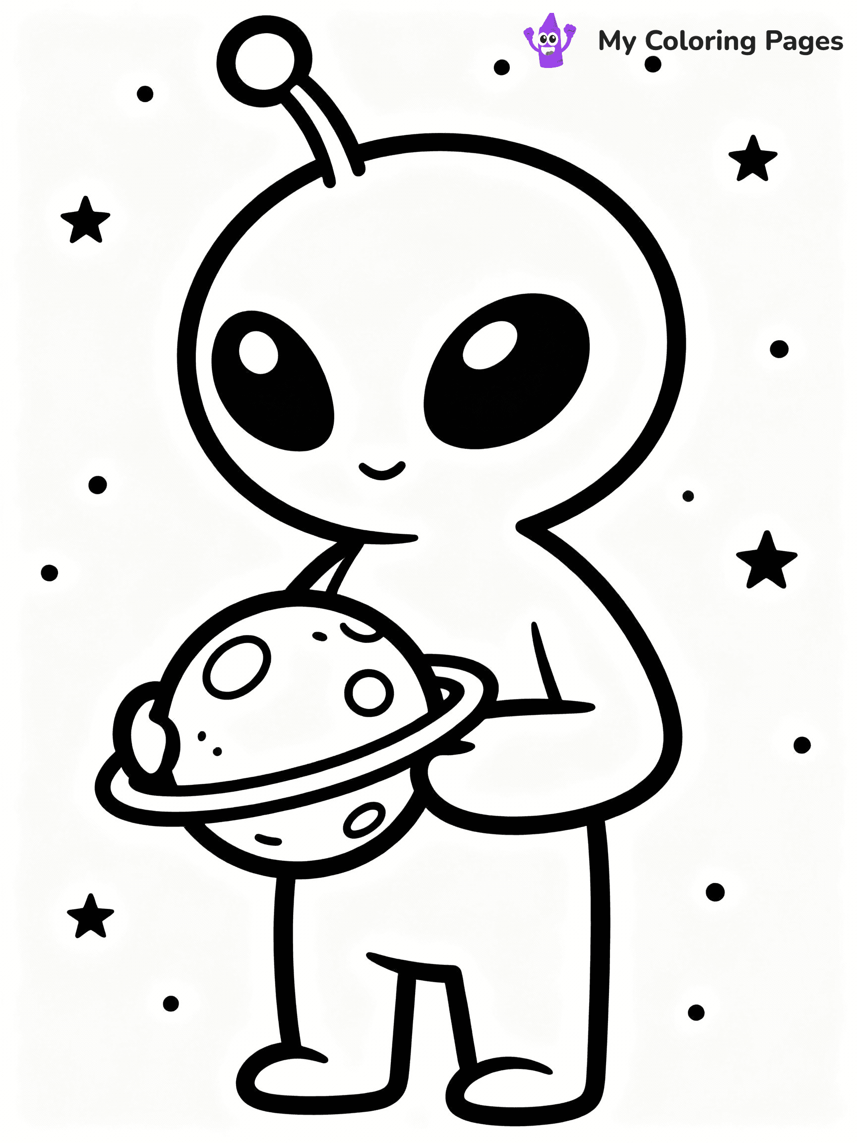 Alien Coloring Pages - 26