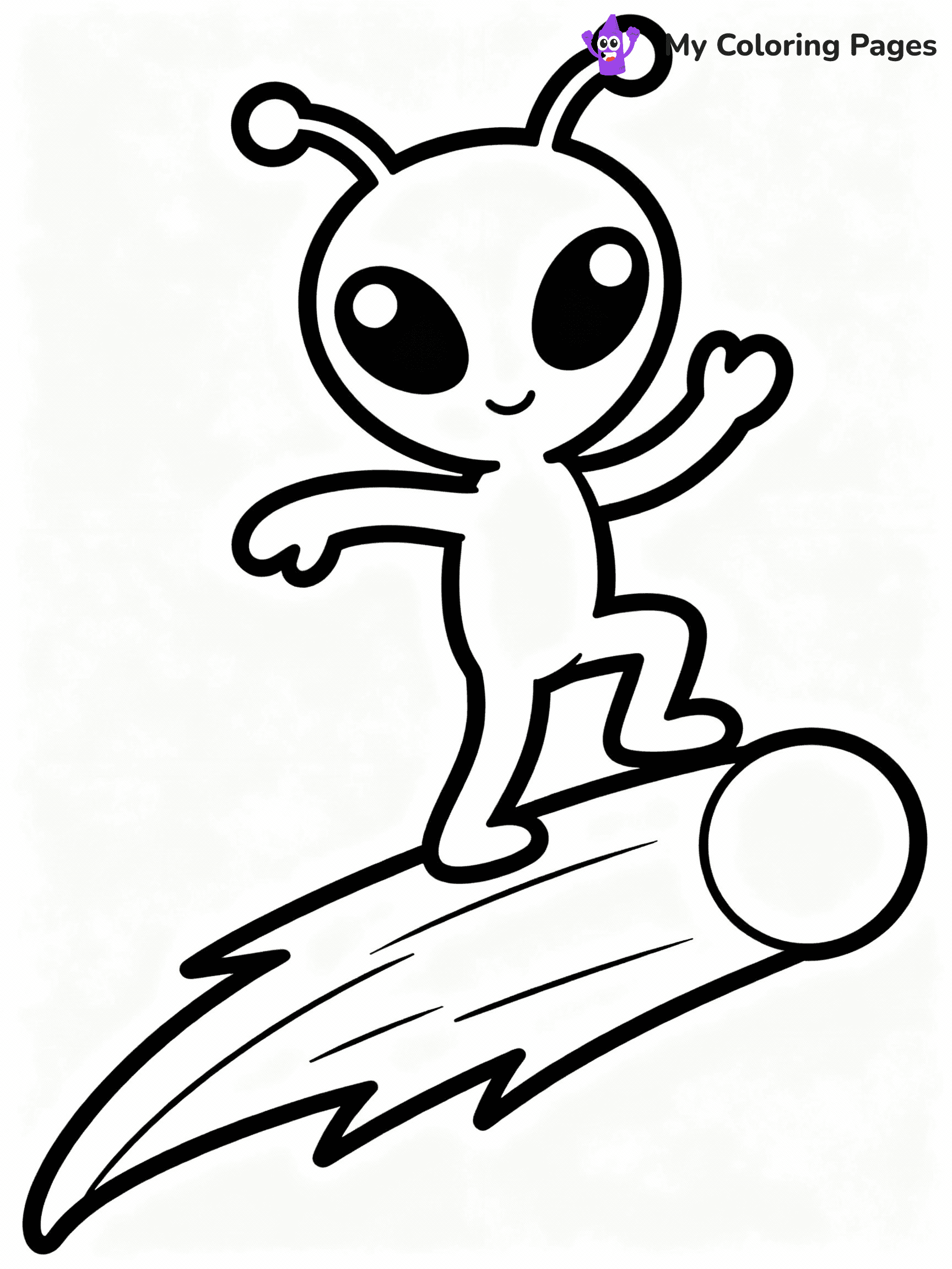 Alien Coloring Pages - 24