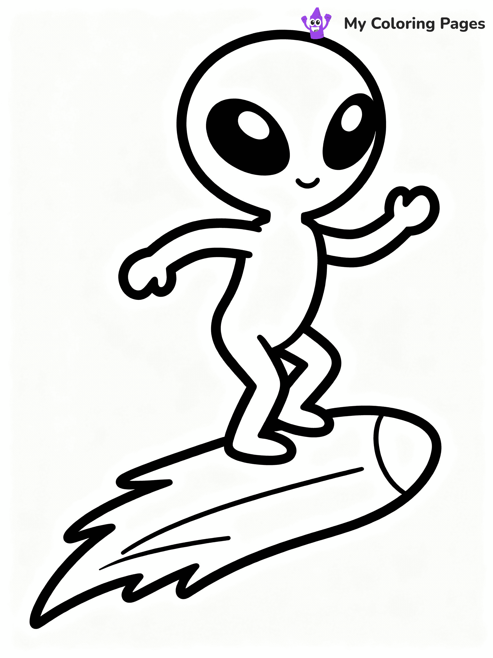 Alien Coloring Pages - 23