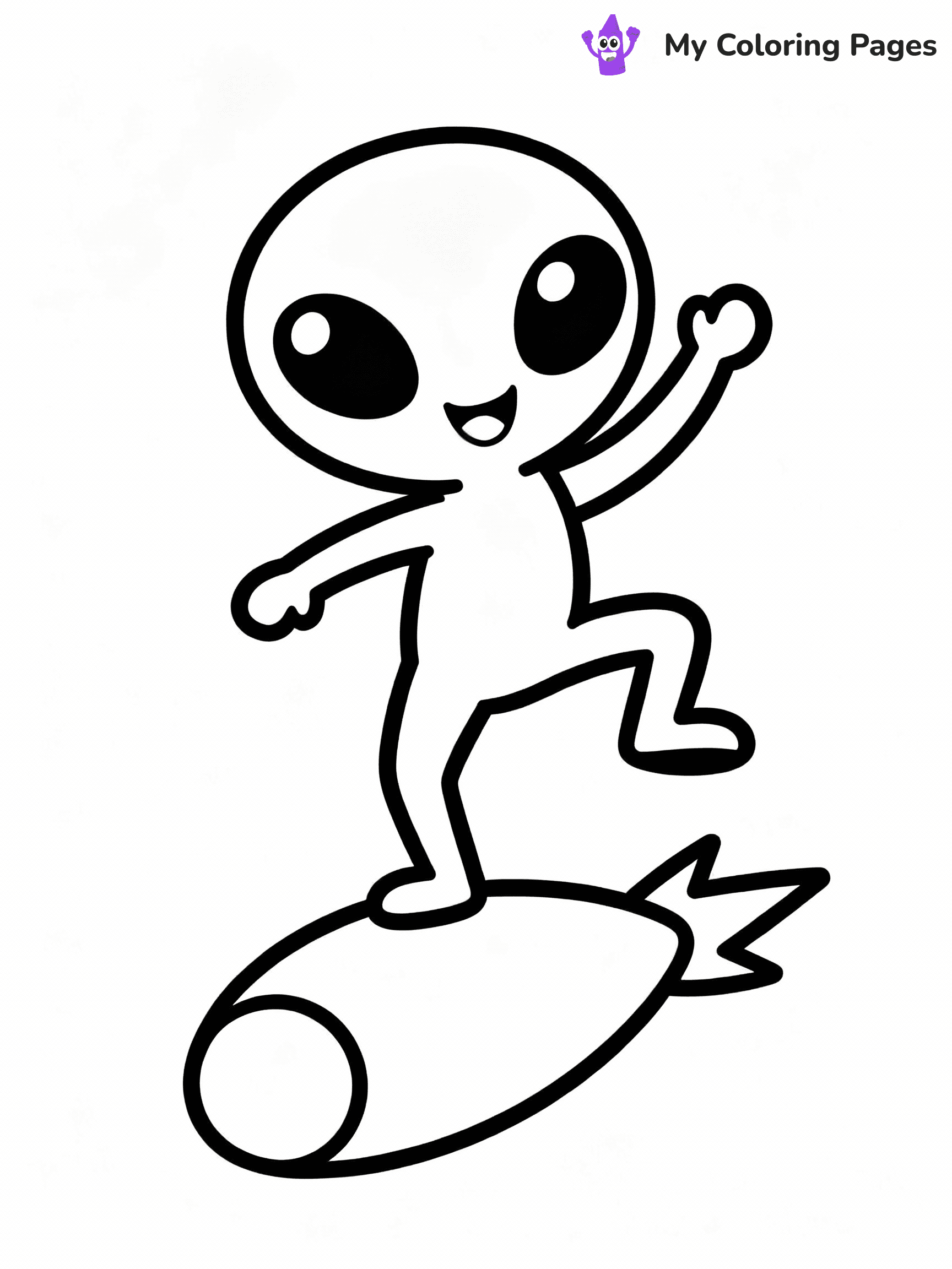 Alien Coloring Pages - 22