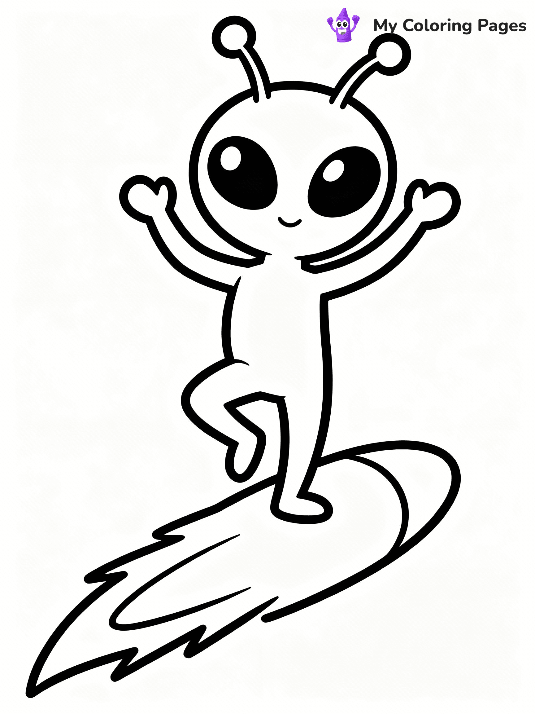Alien Coloring Pages - 21