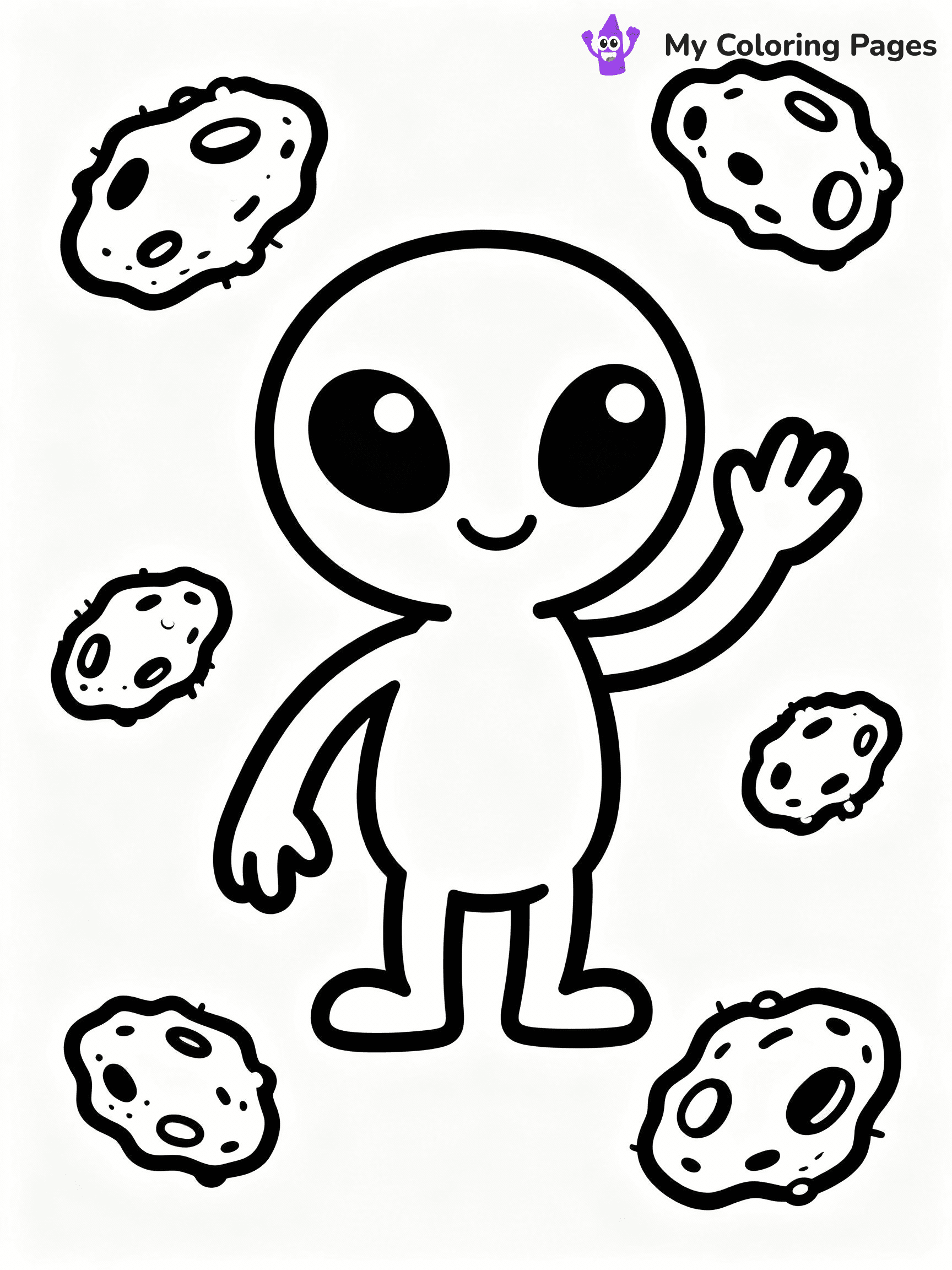 Alien Coloring Pages - 11