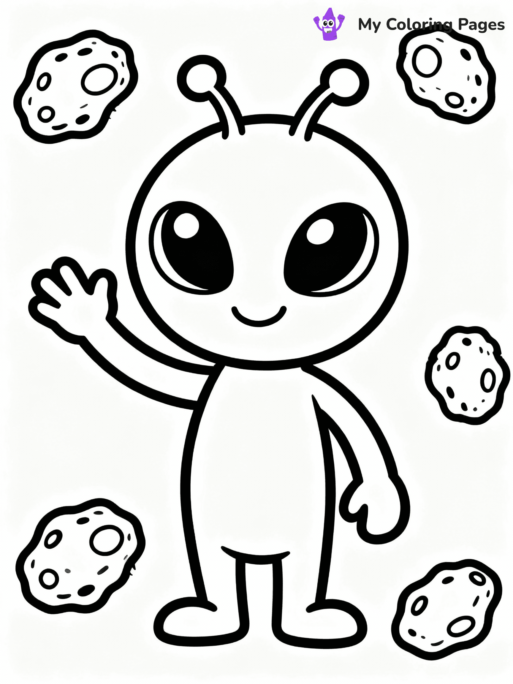 Alien Coloring Pages - 10