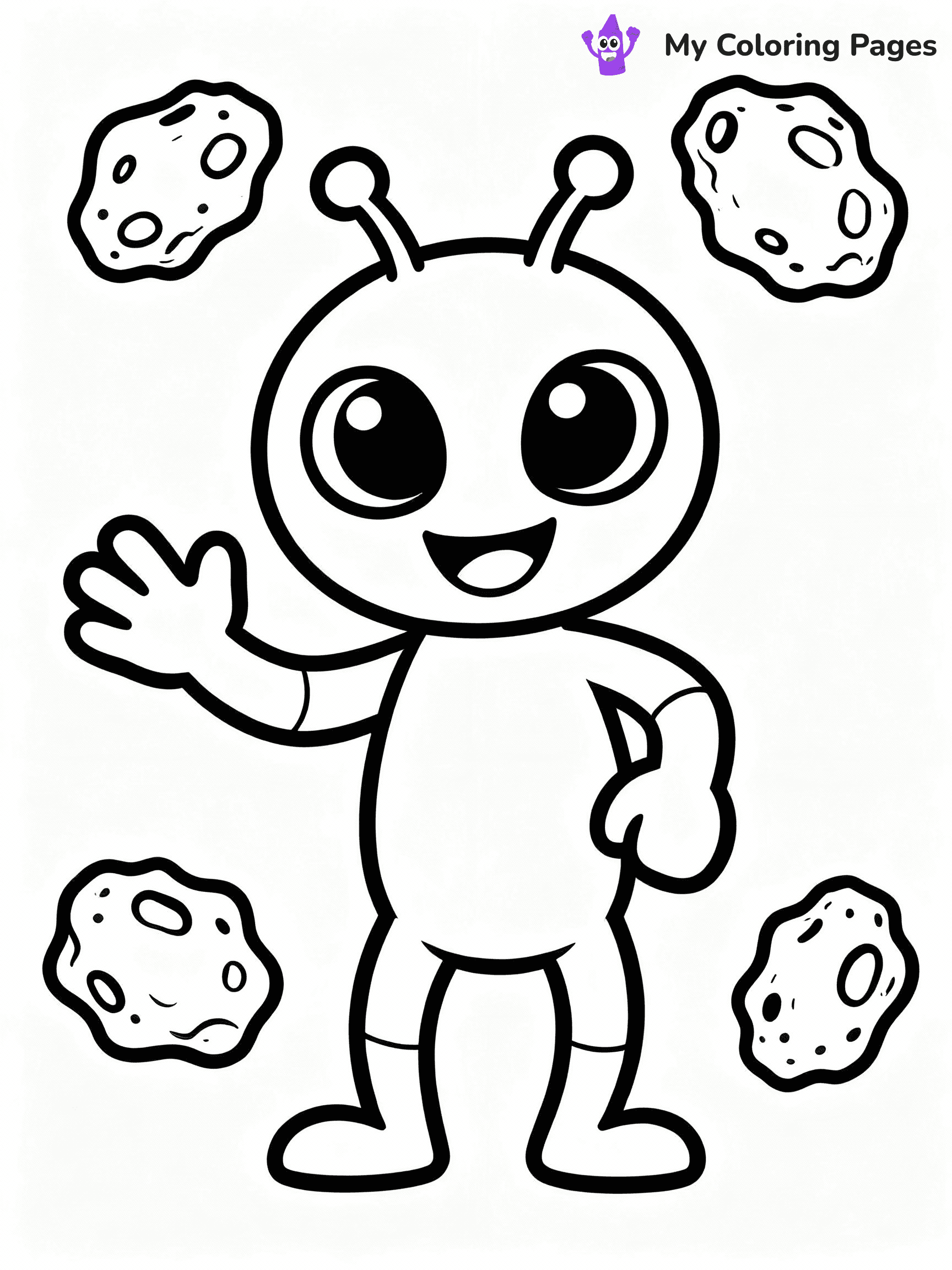 Alien Coloring Pages - 8