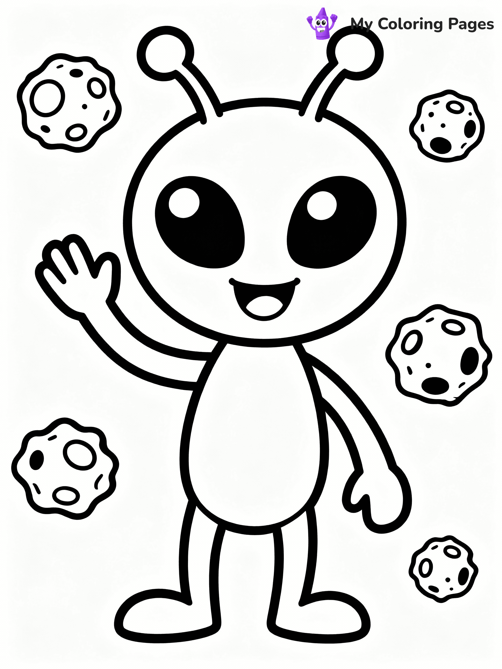 Alien Coloring Pages - 7