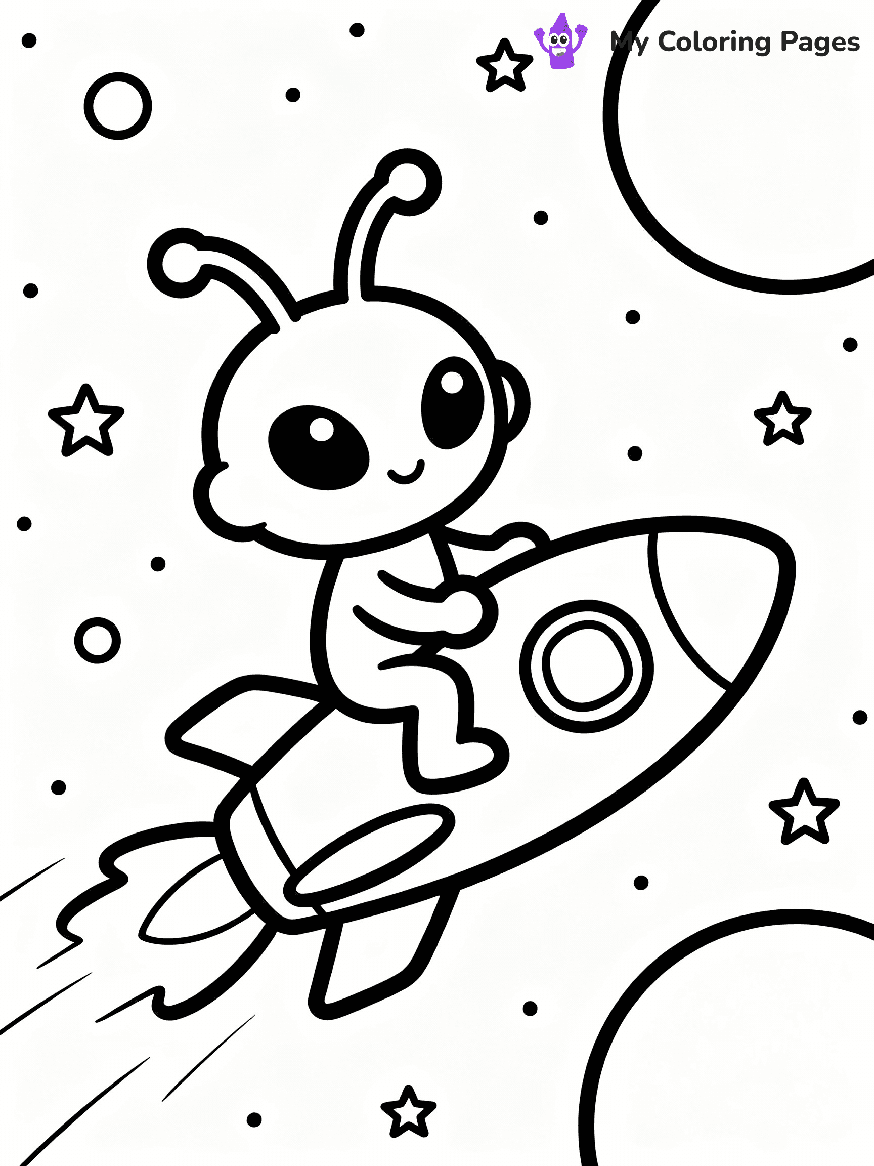 Alien Coloring Pages - 6