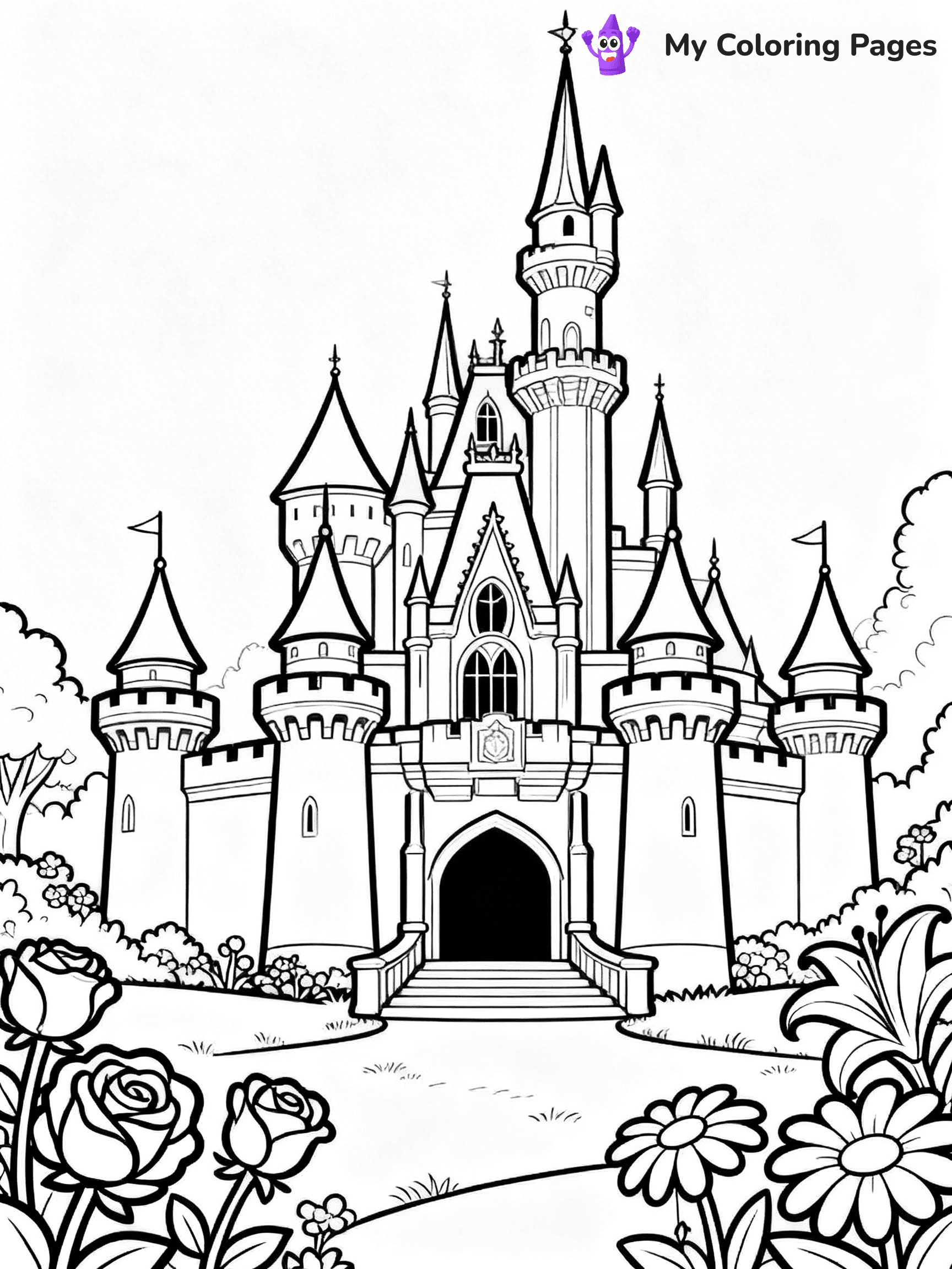 Disney Castle Coloring Pages - 15