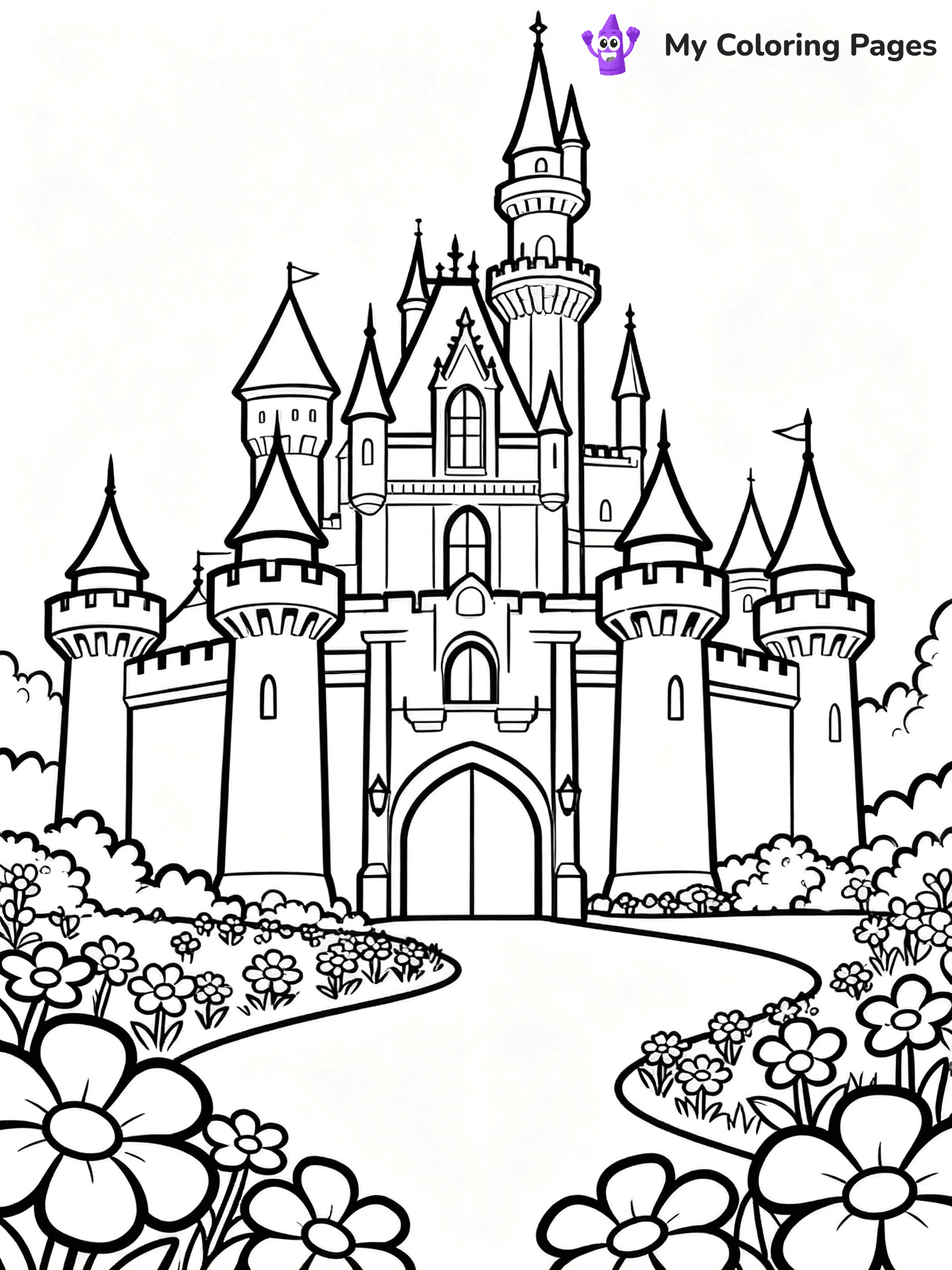 Disney Castle Coloring Pages - 14