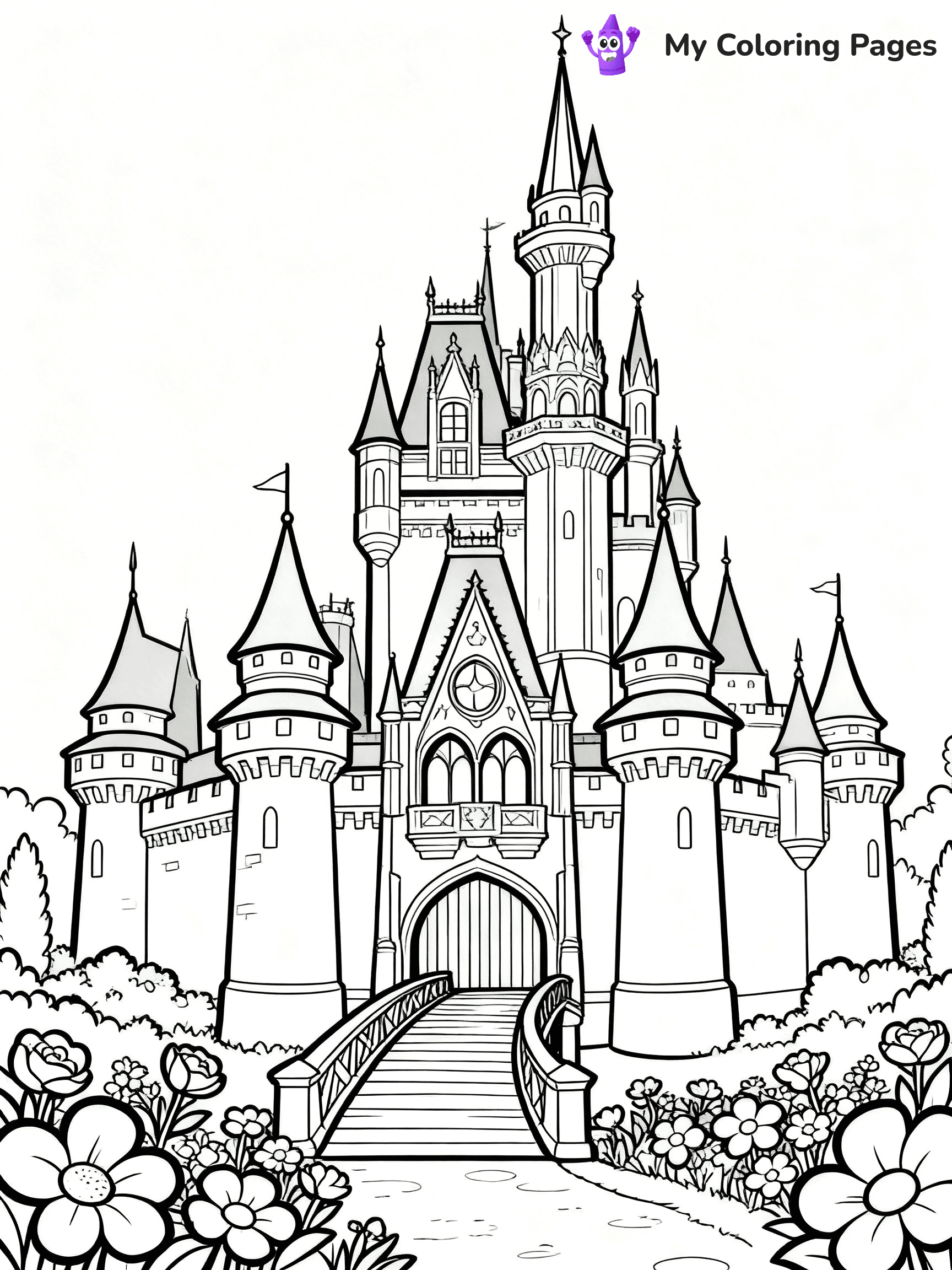 Disney Castle Coloring Pages - 13