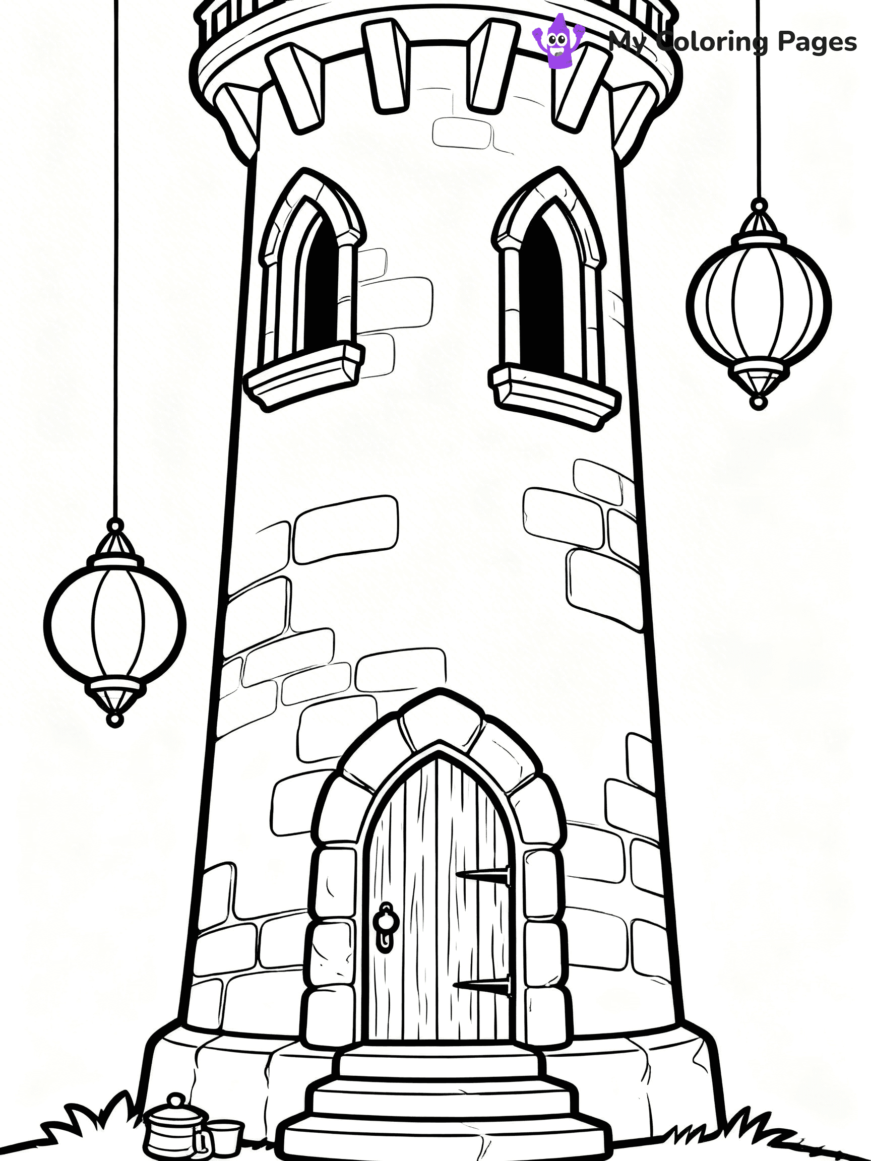 Disney Castle Coloring Pages - 12