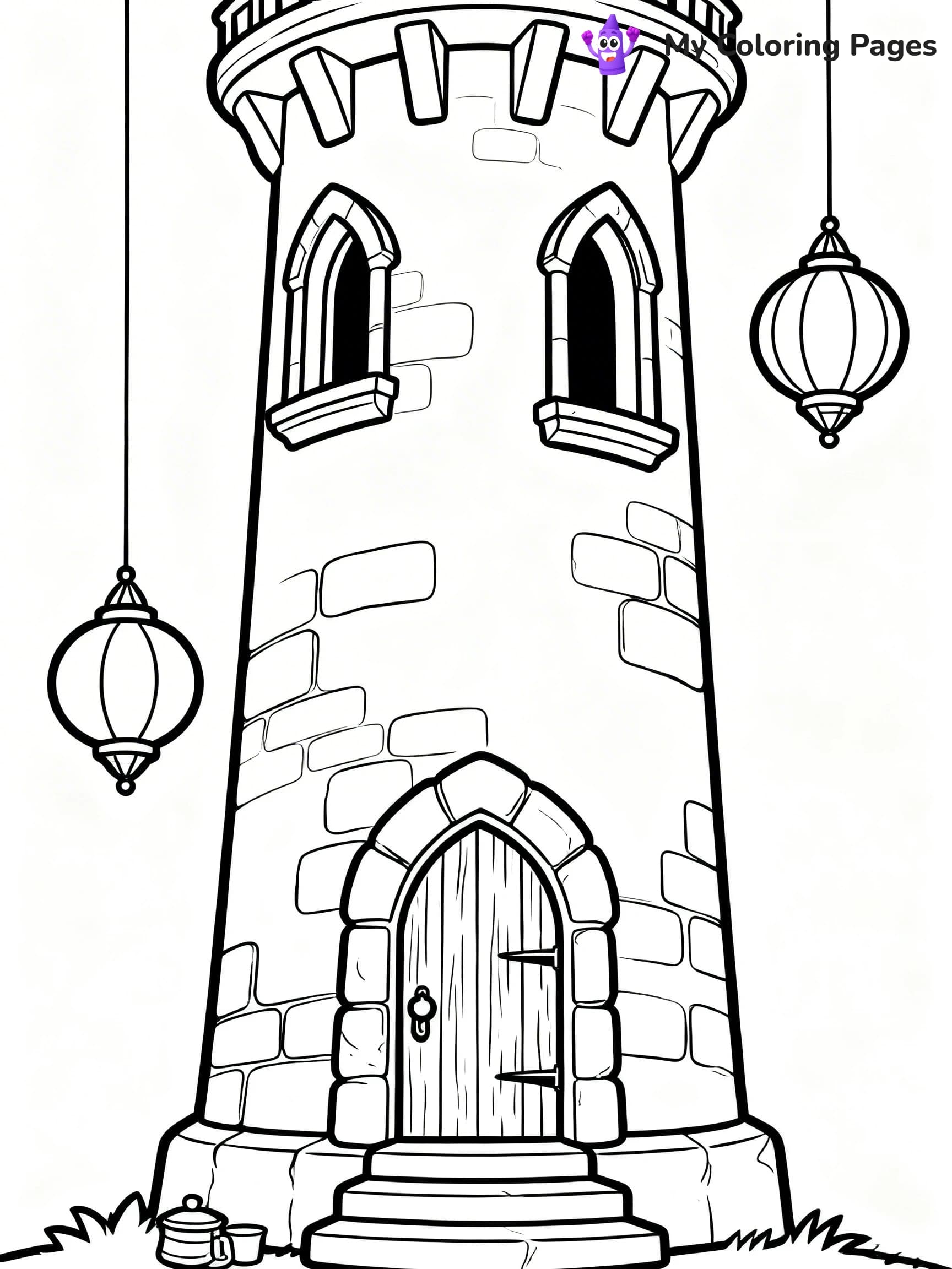 Disney Castle Coloring Pages - 12