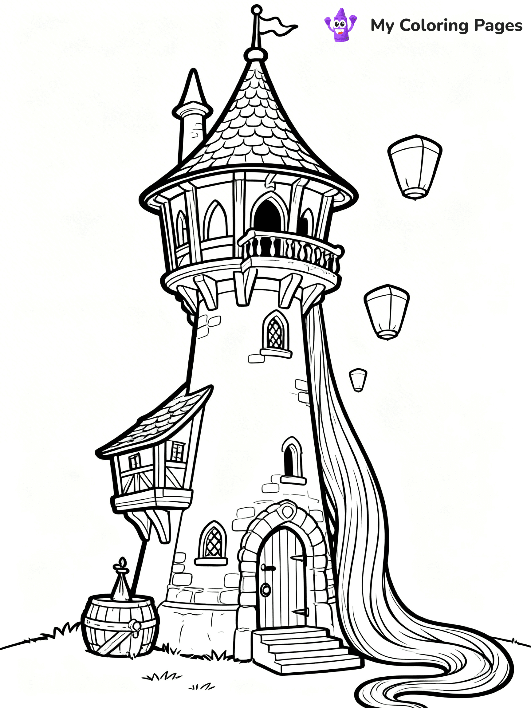 Disney Castle Coloring Pages - 11