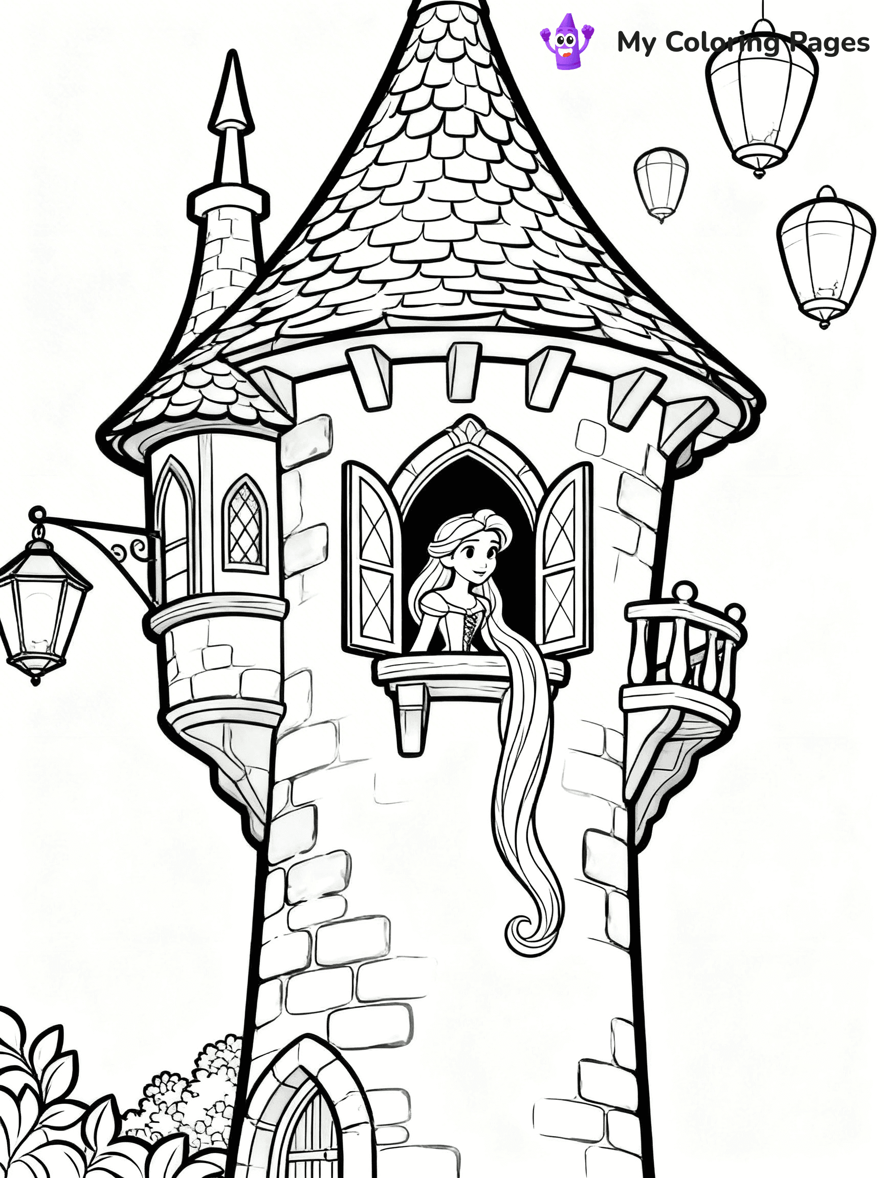 Disney Castle Coloring Pages - 8