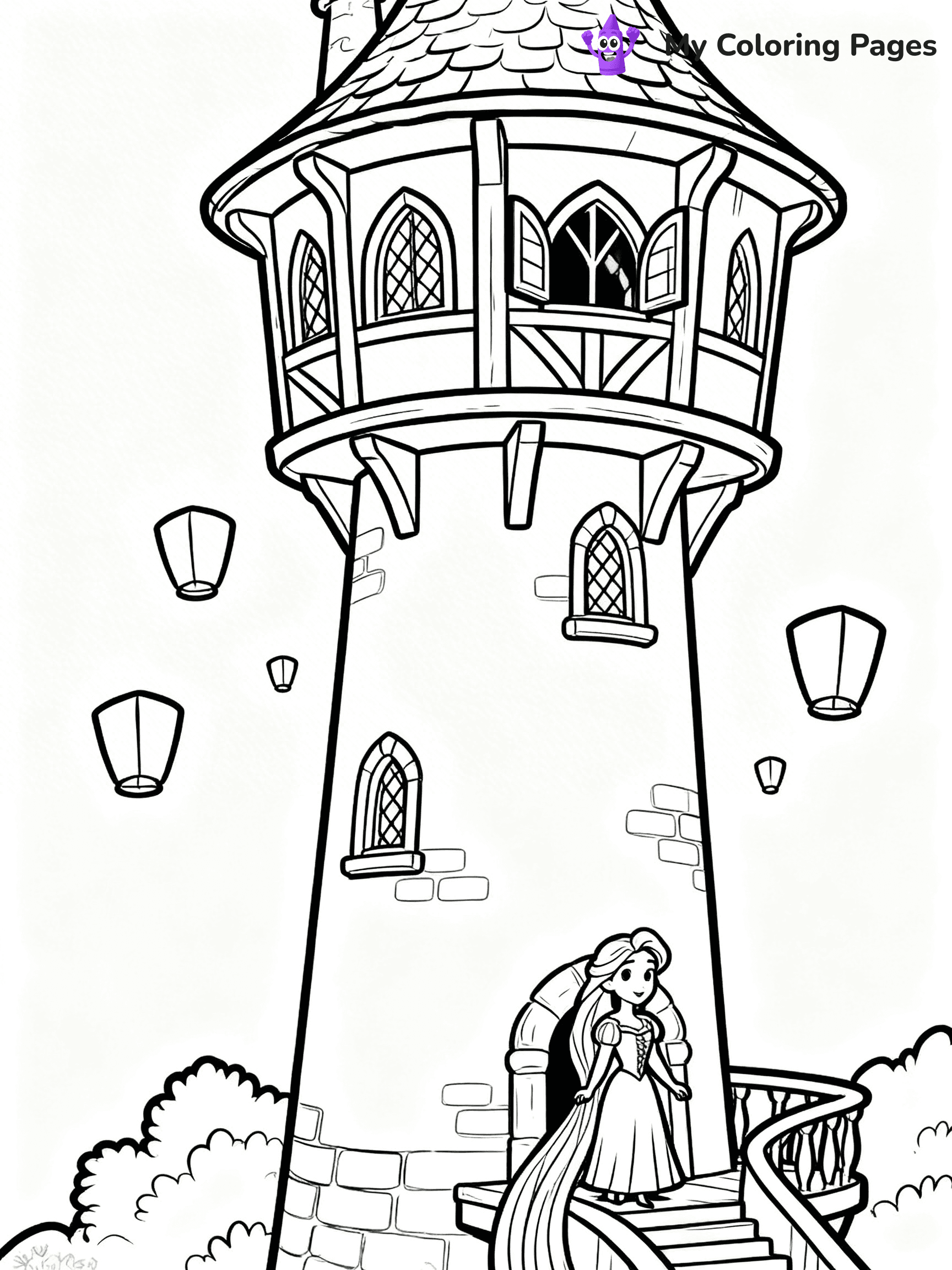 Disney Castle Coloring Pages - 7