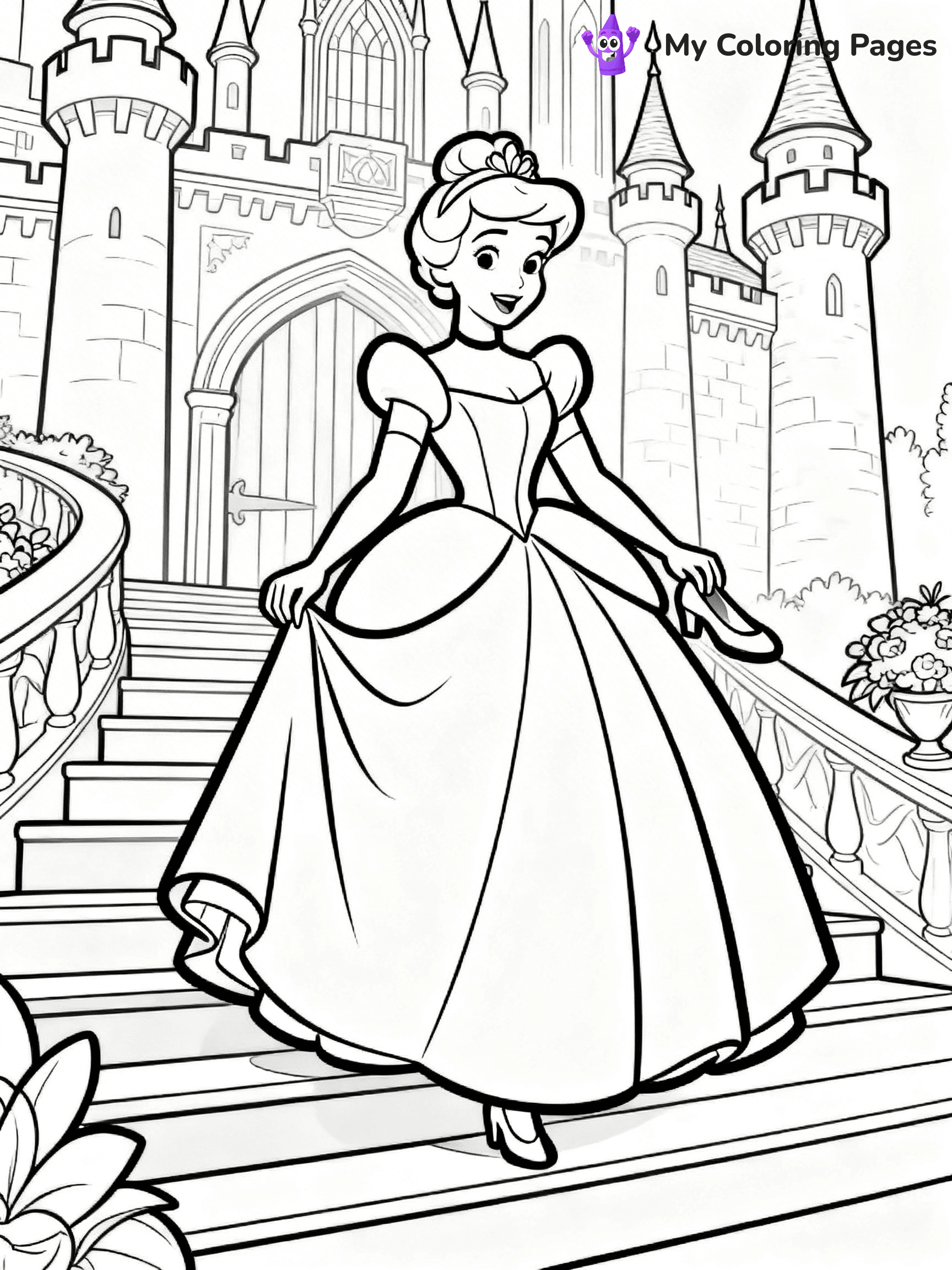 Disney Castle Coloring Pages - 6