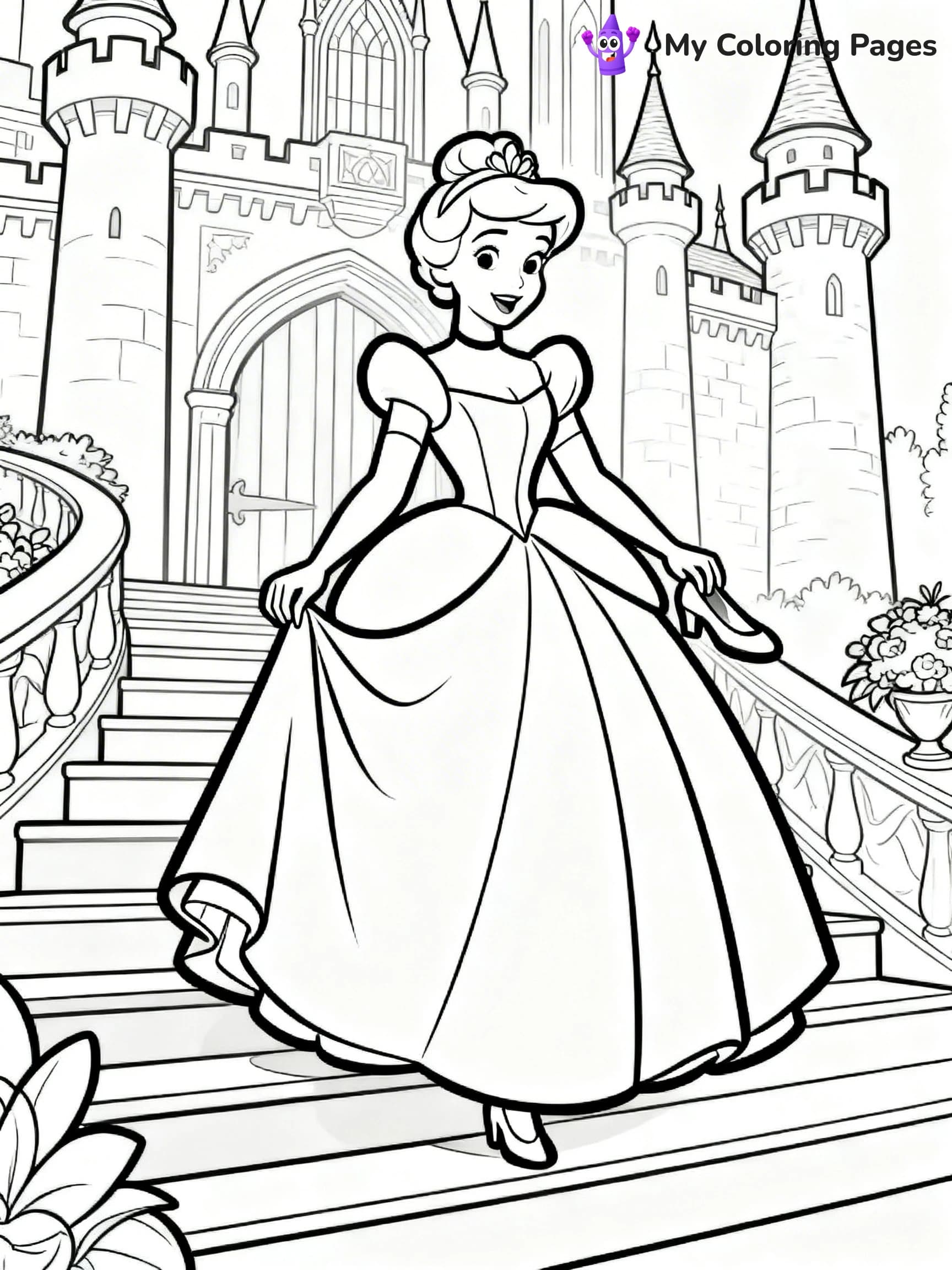 Disney Castle Coloring Pages - 6