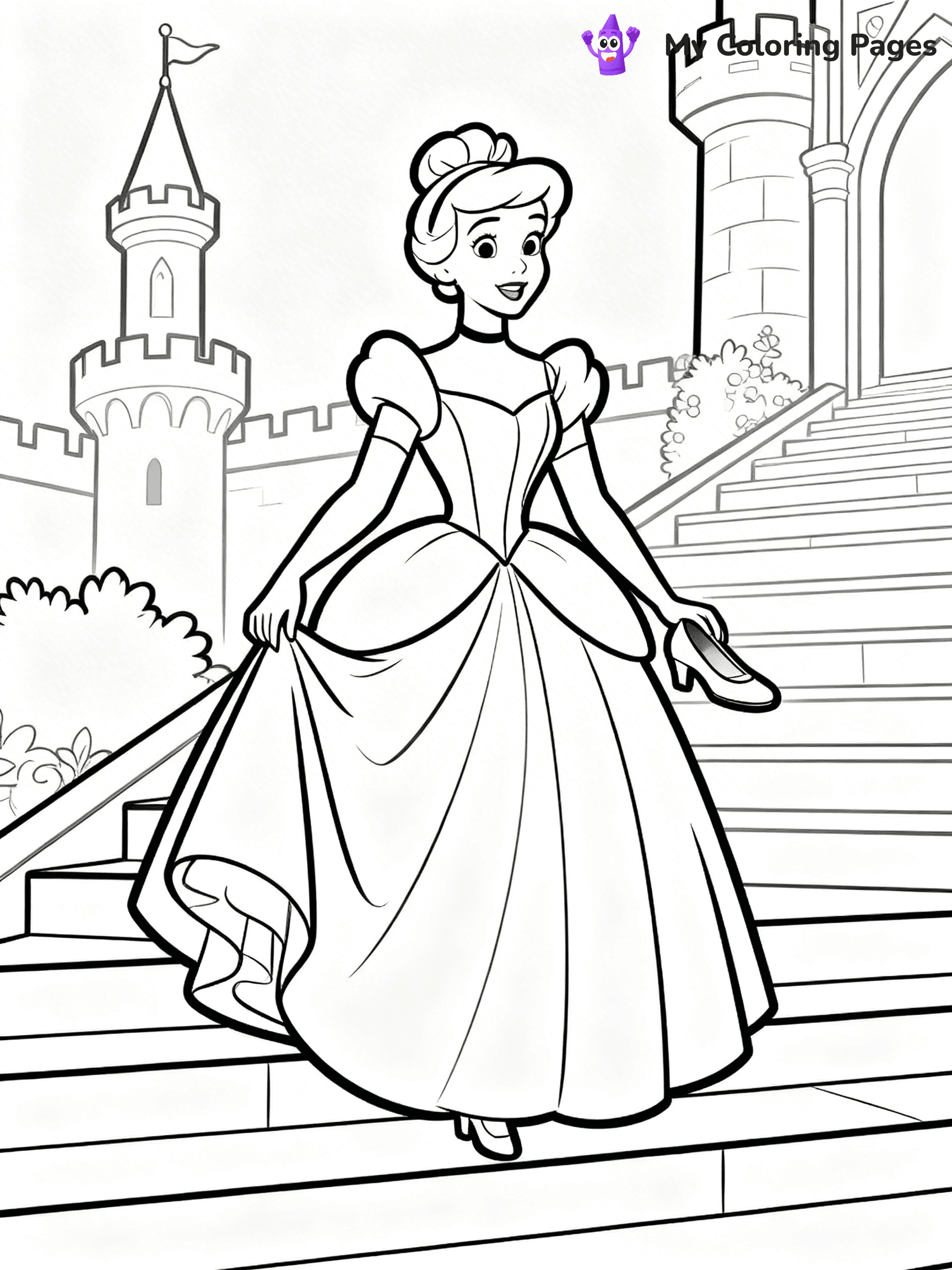 Disney Castle Coloring Pages - 5