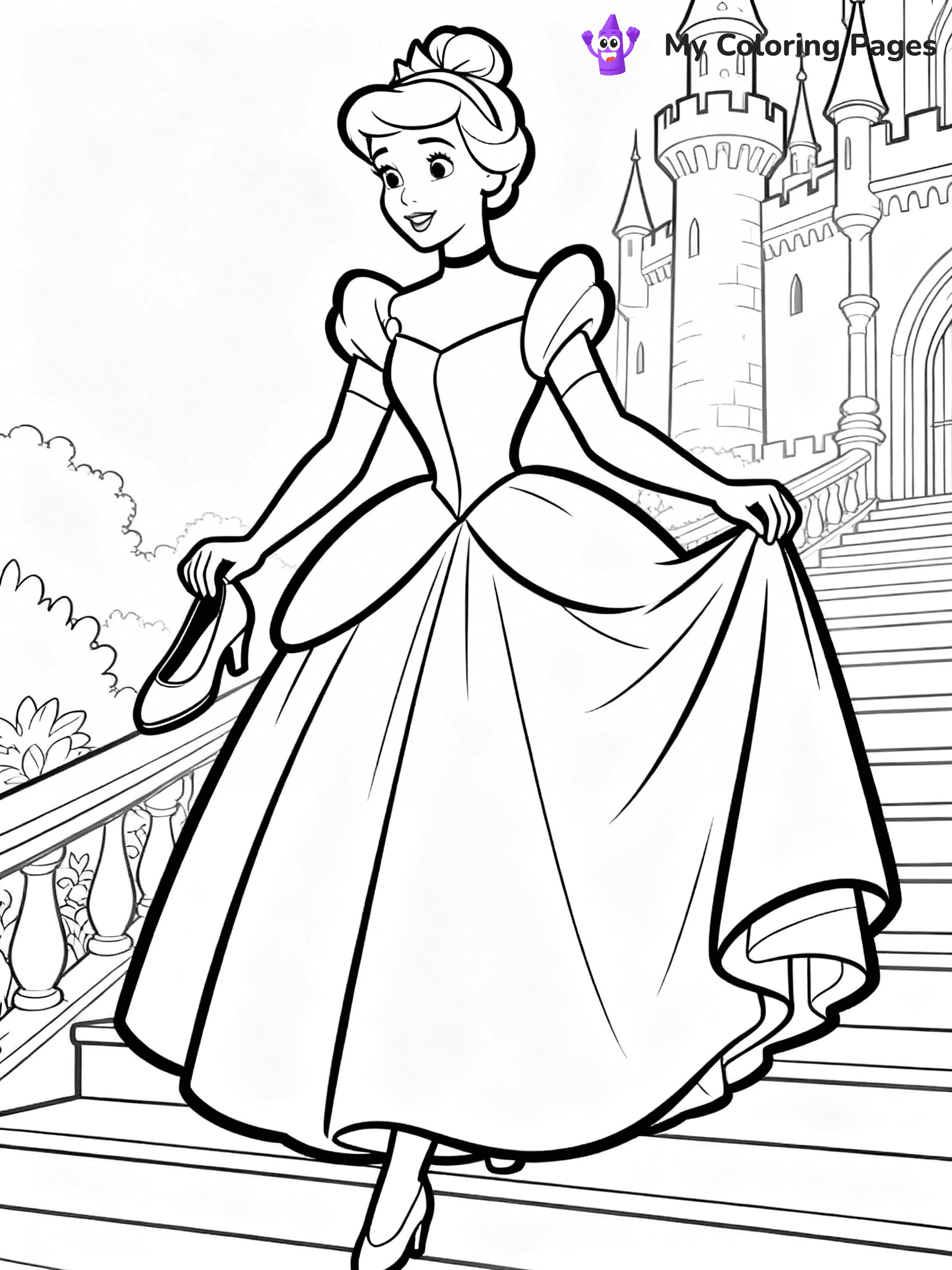 Disney Castle Coloring Pages - 4