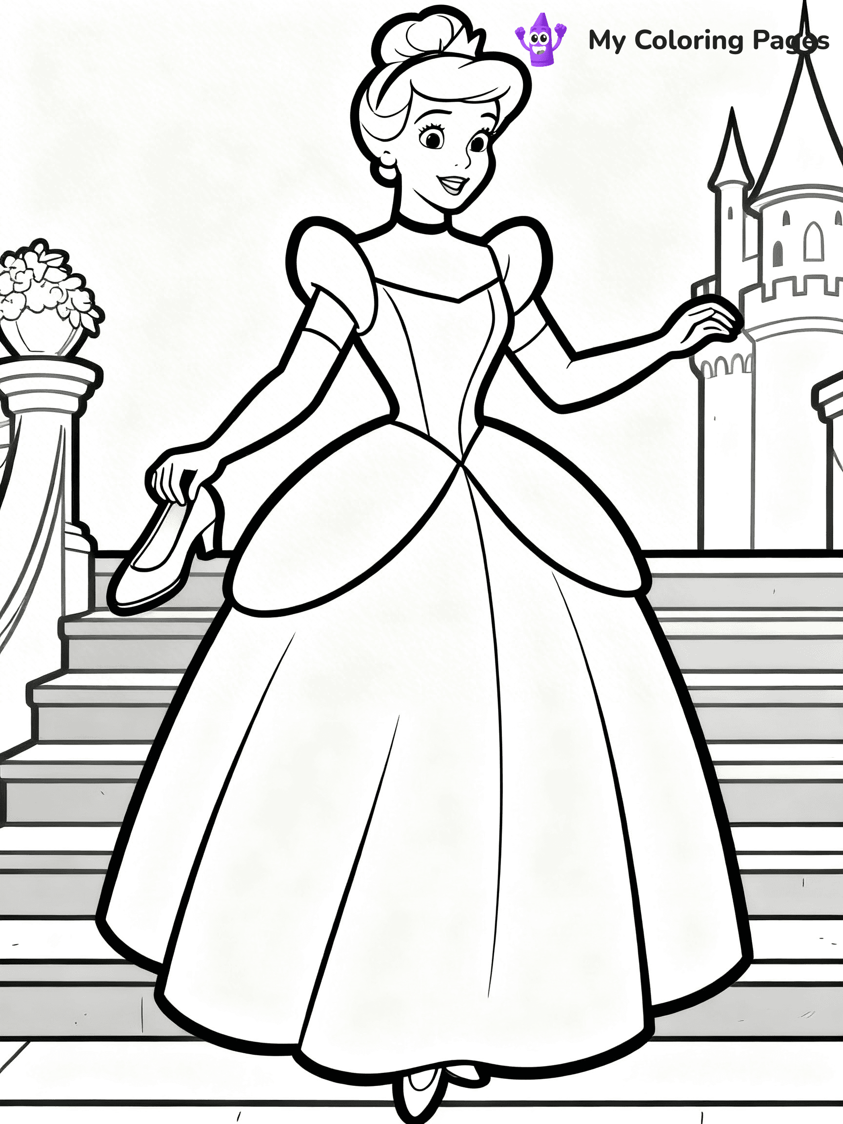Disney Castle Coloring Pages - 3