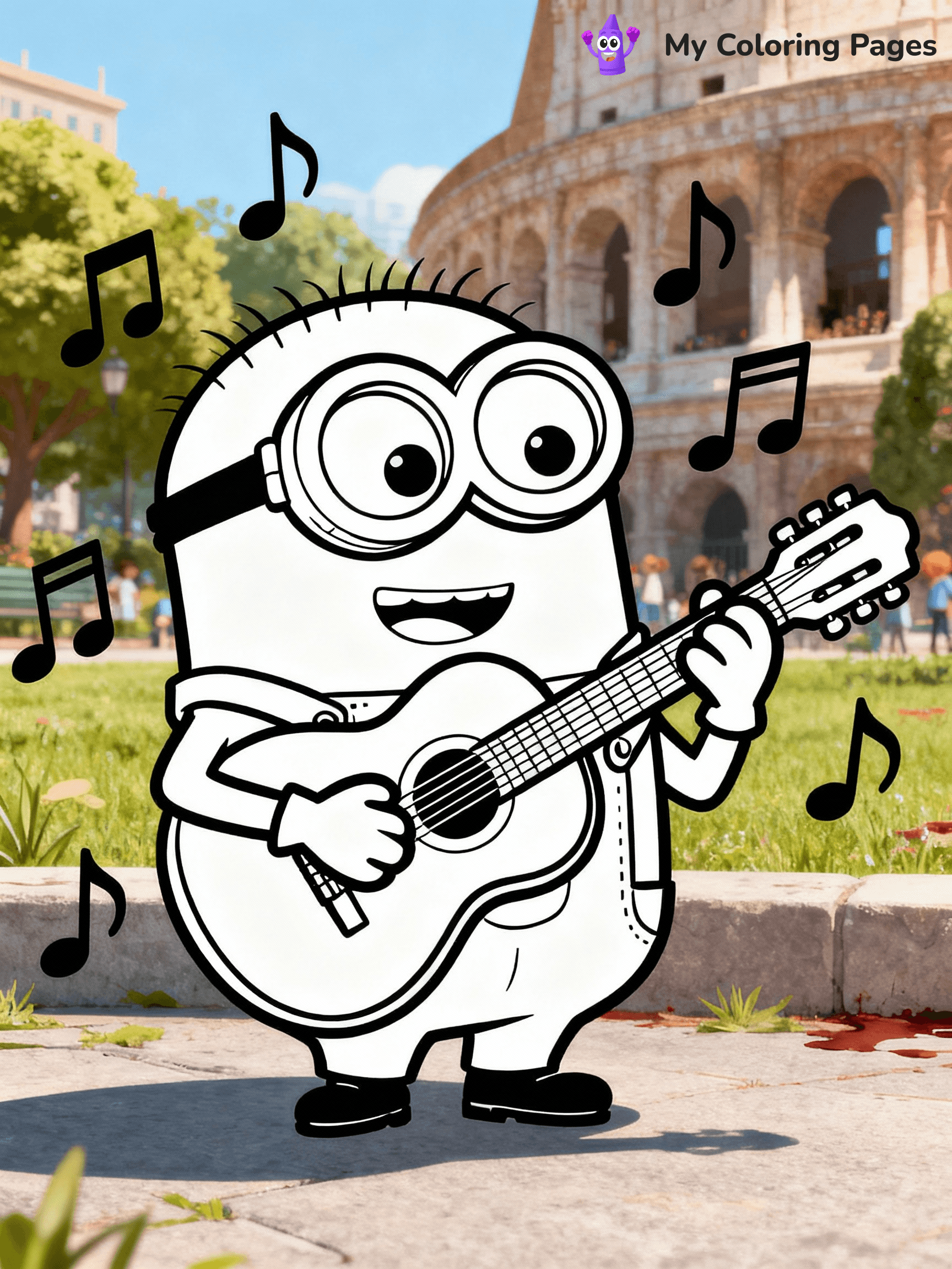 Minions Coloring Pages - 8