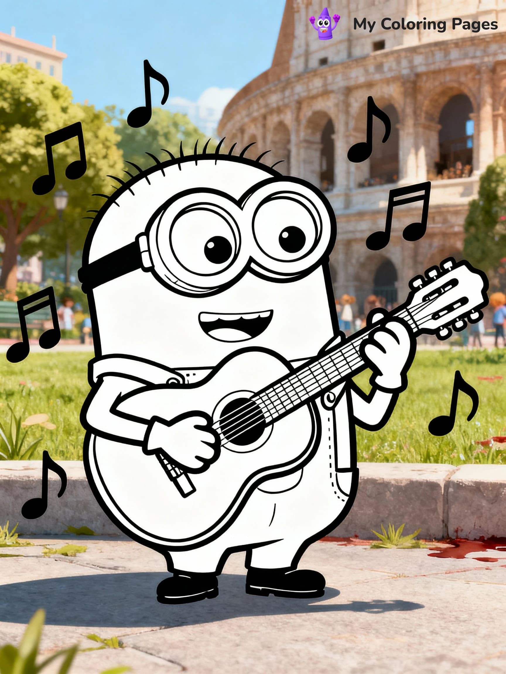 Minions Coloring Pages - 8
