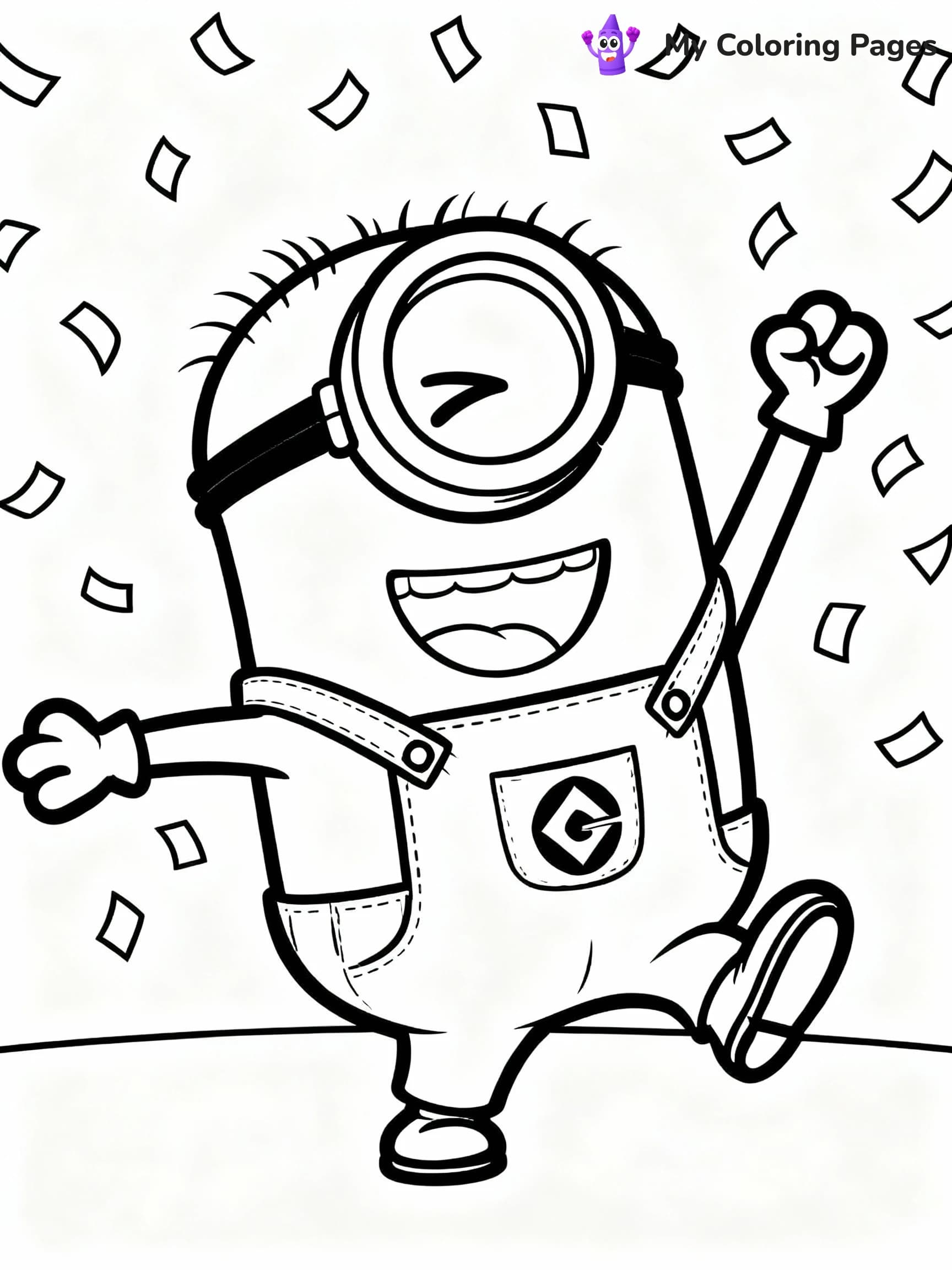 Minions Coloring Pages - 2