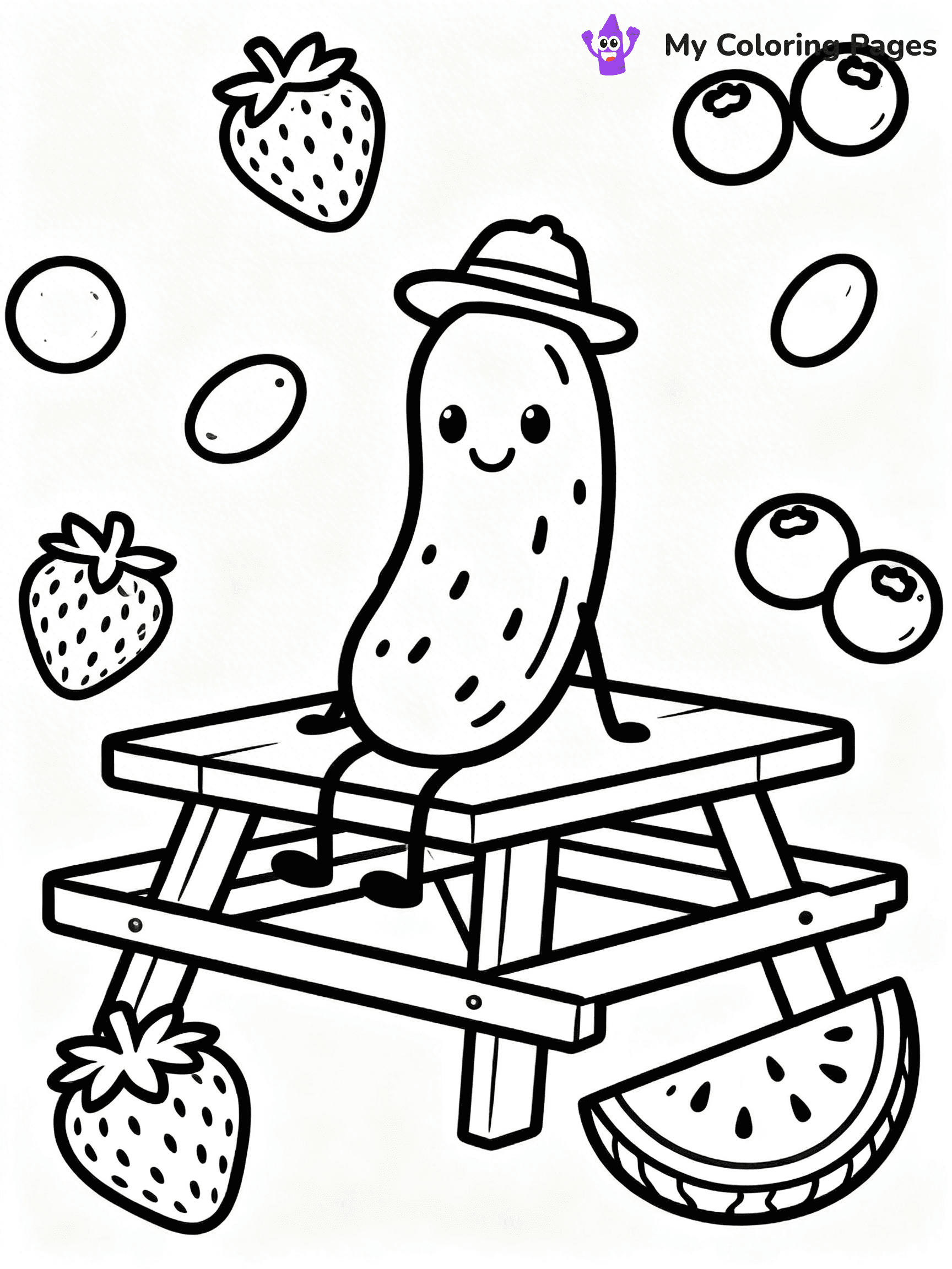 Pickle Coloring Pages - 28