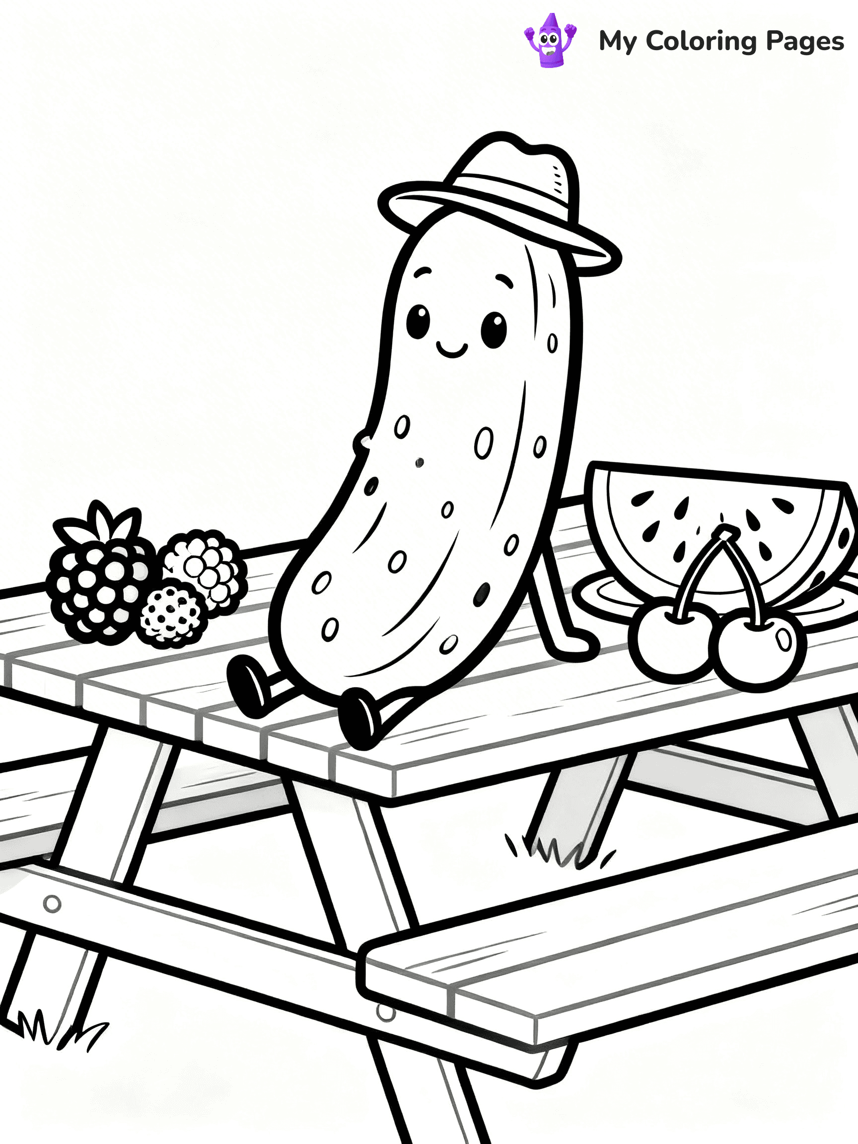 Pickle Coloring Pages - 27