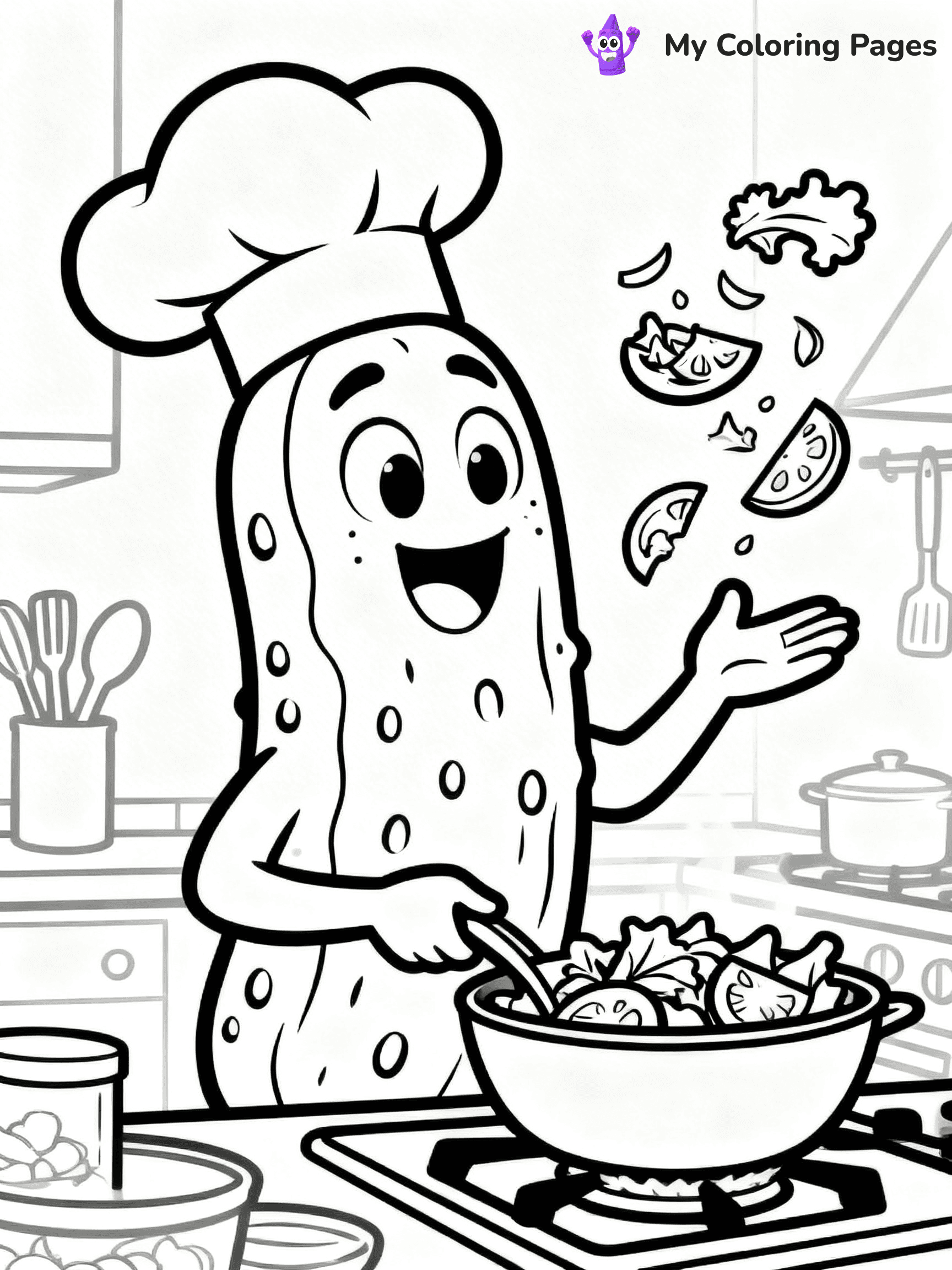 Pickle Coloring Pages - 11
