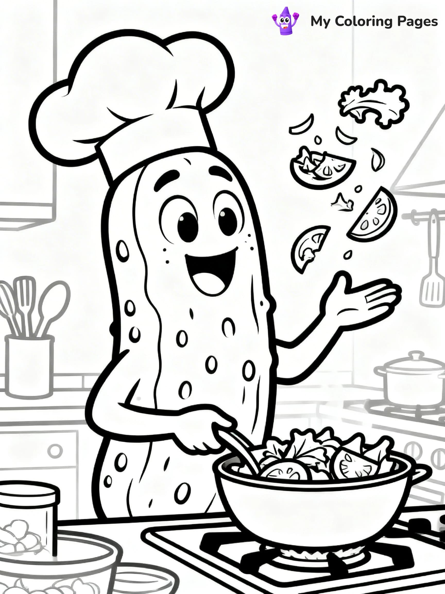 Pickle Coloring Pages - 11