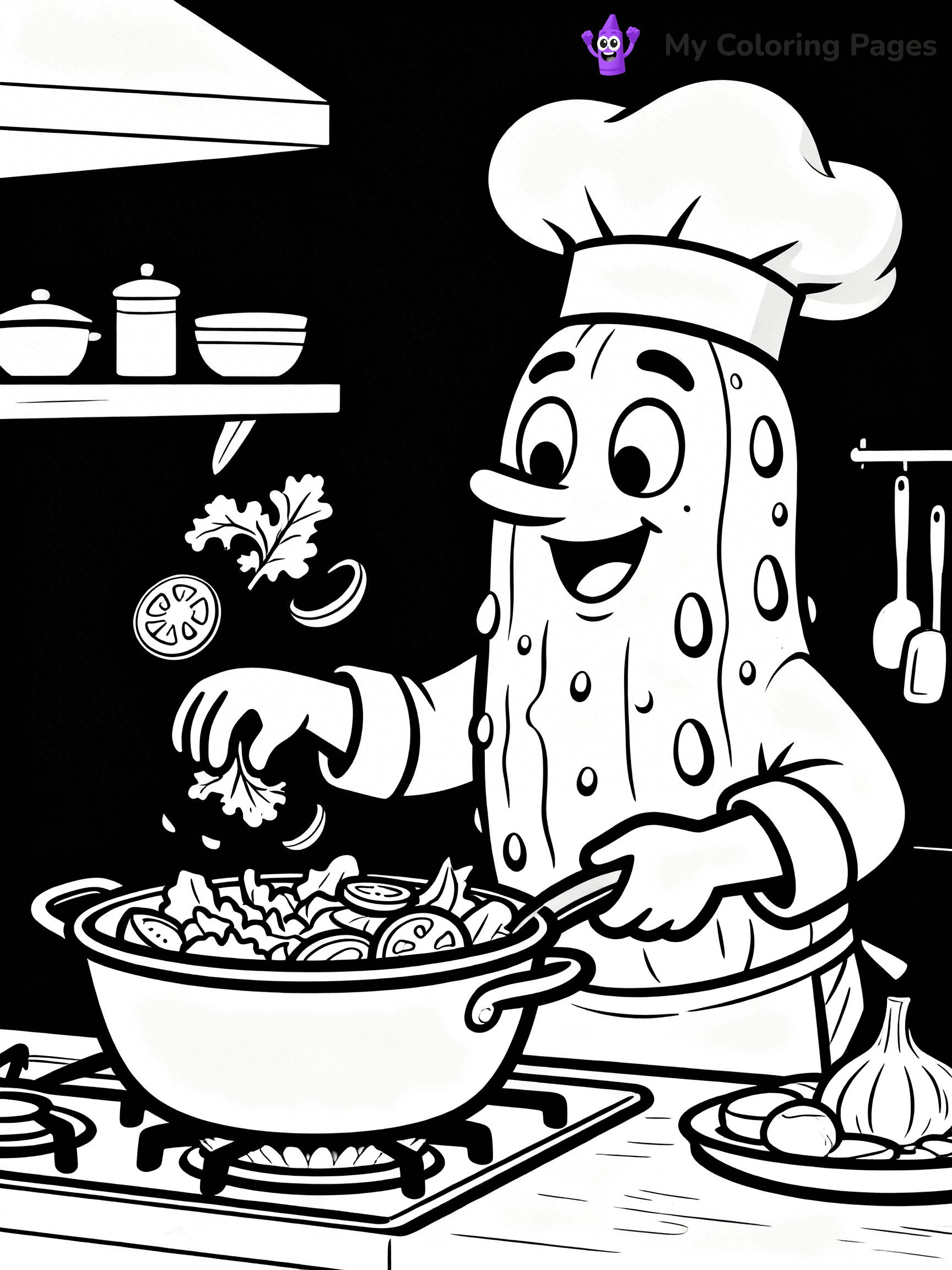Pickle Coloring Pages - 10