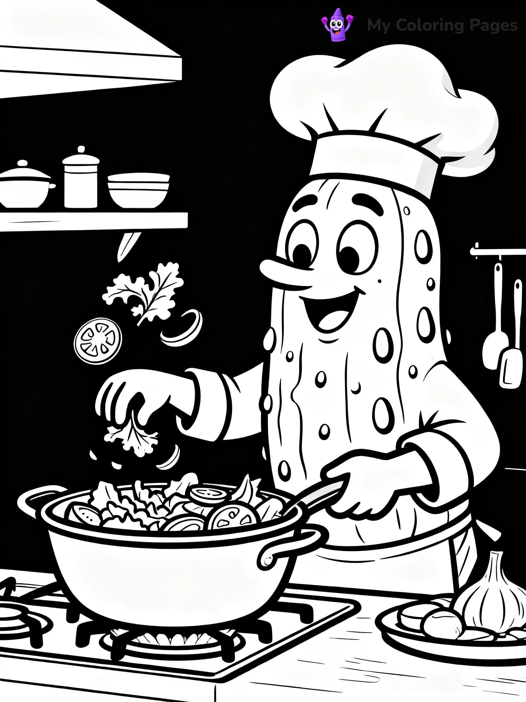 Pickle Coloring Pages - 10