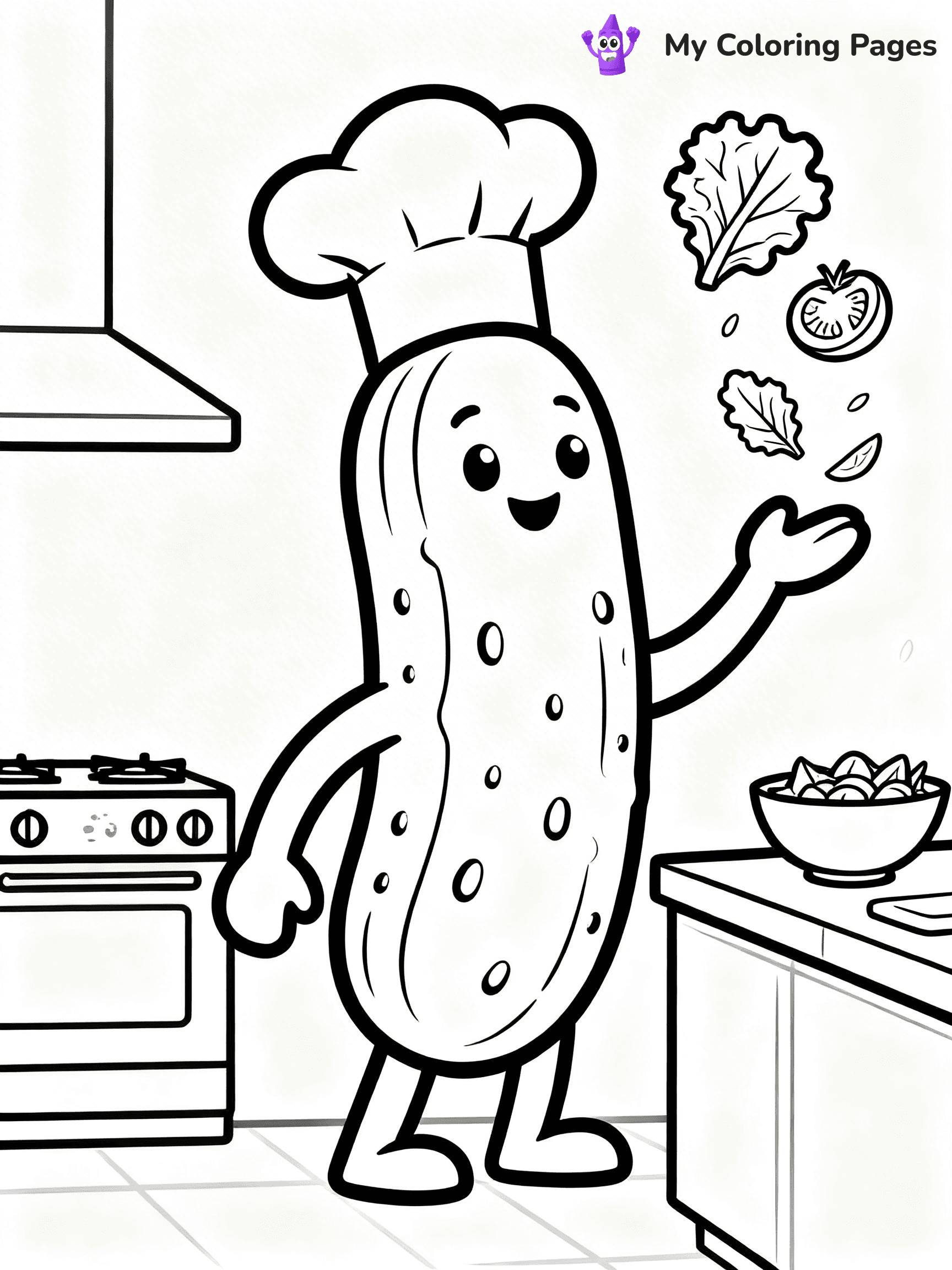 Pickle Coloring Pages - 9