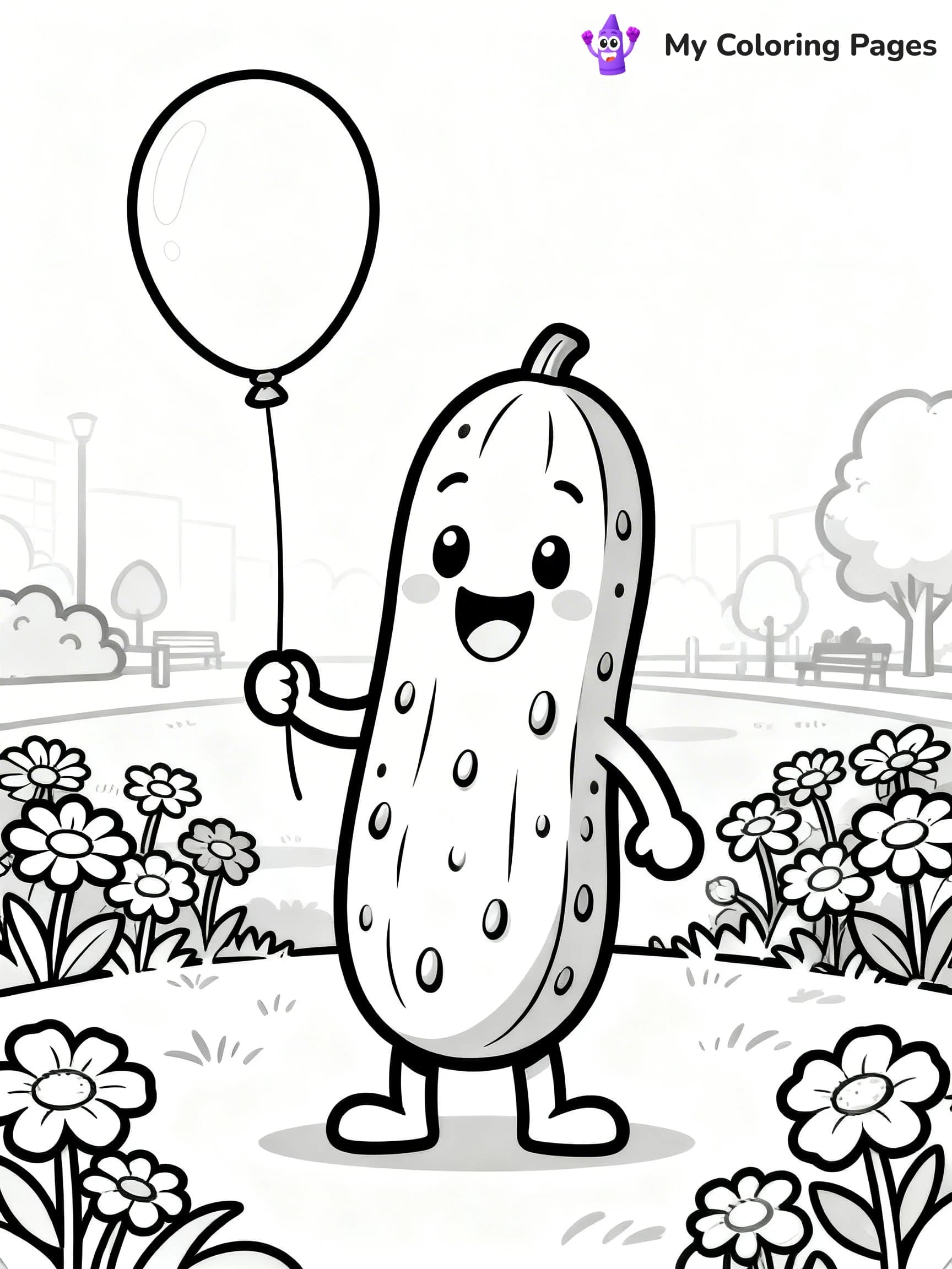 Pickle Coloring Pages - 1