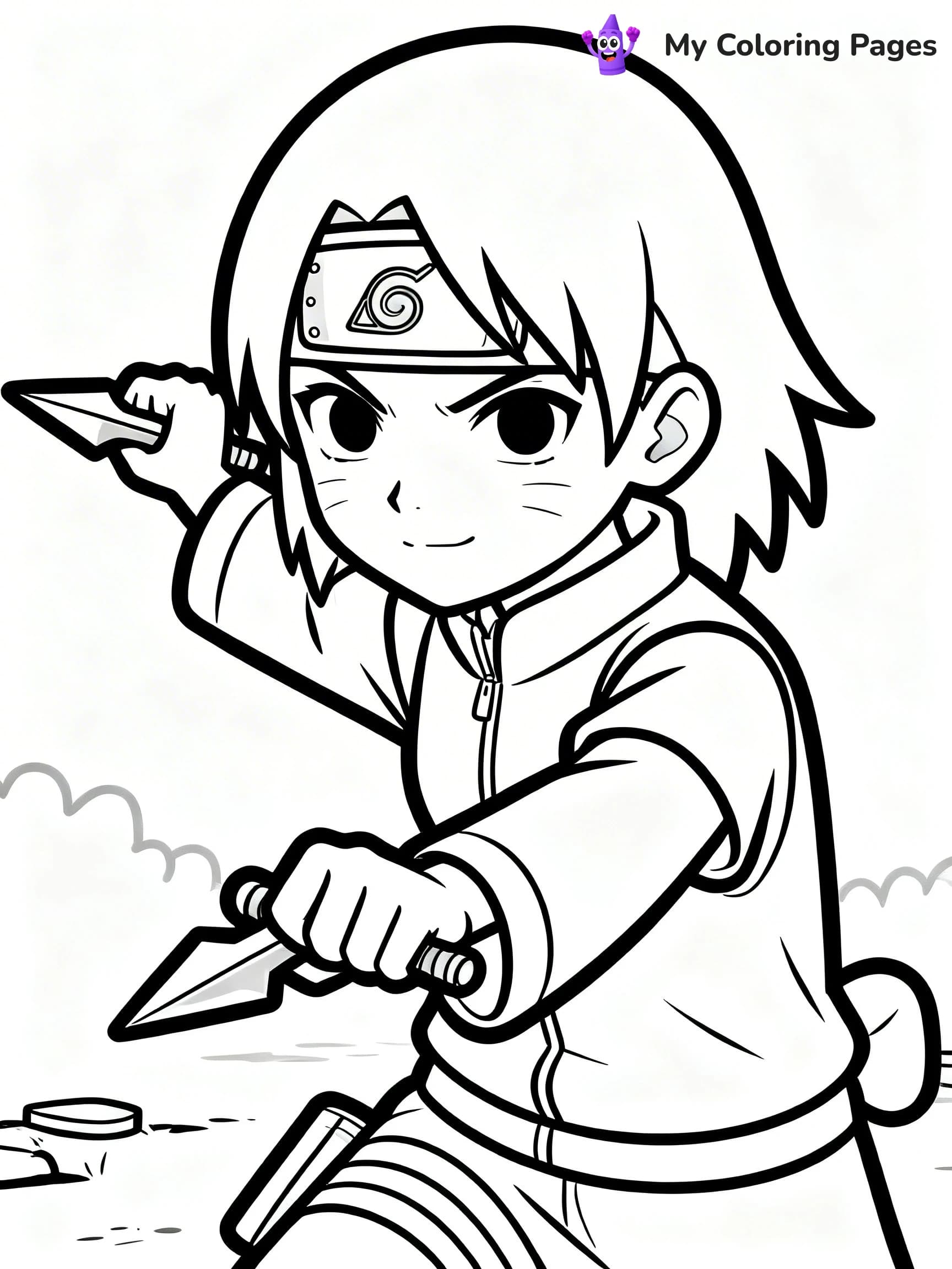 Sasuke Coloring Pages - 9