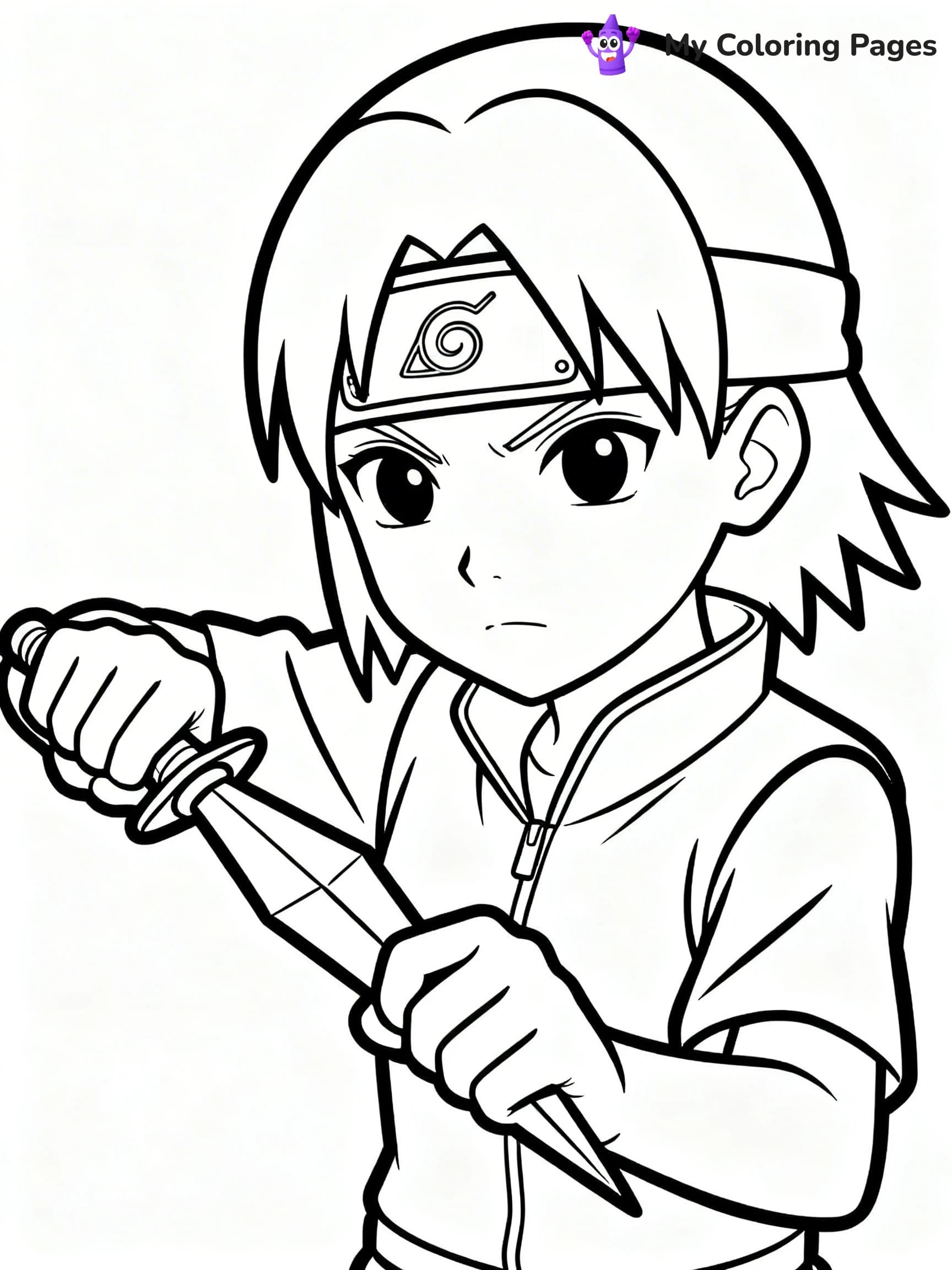 Sasuke Coloring Pages - 8