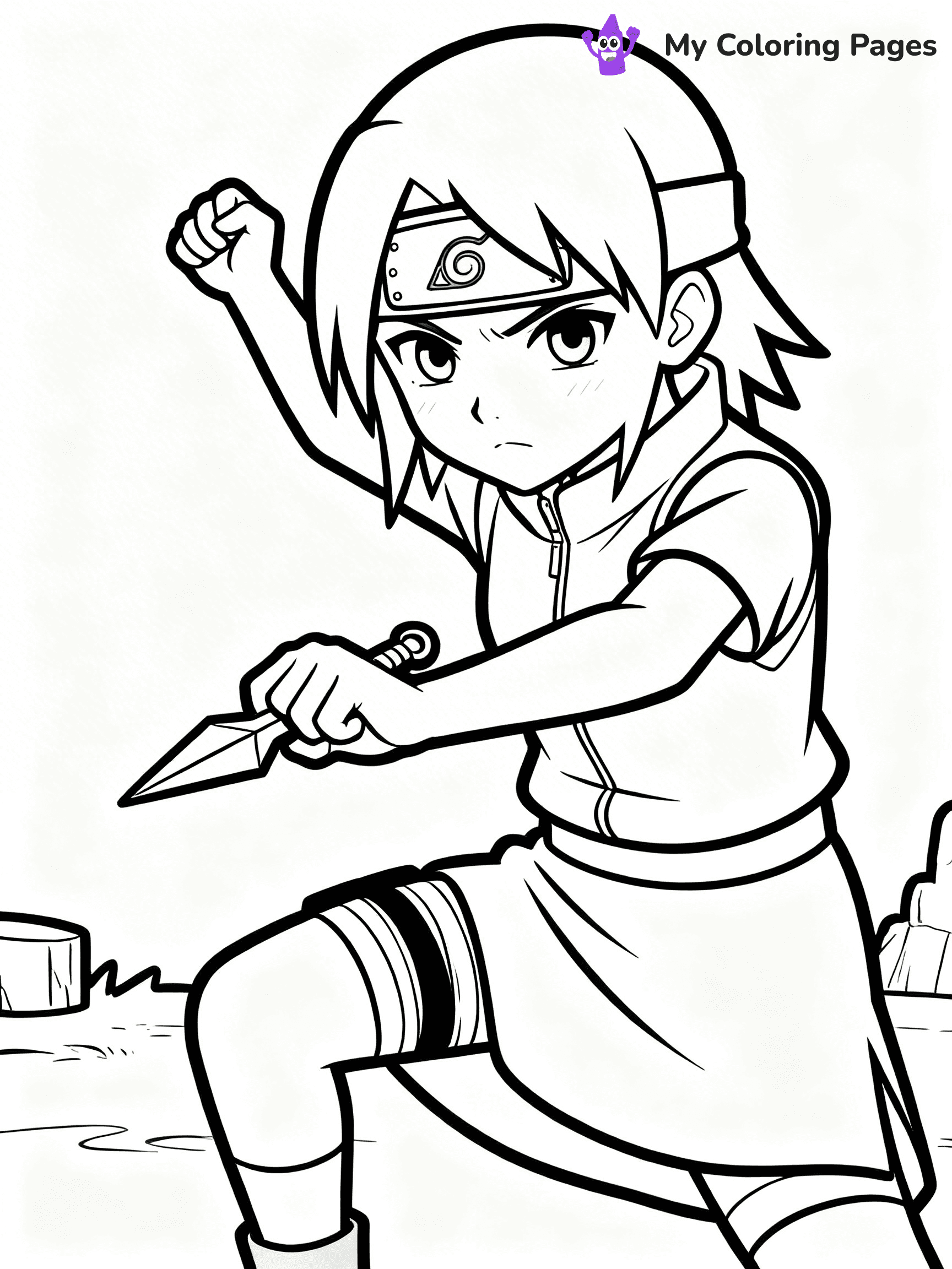 Sasuke Coloring Pages - 7