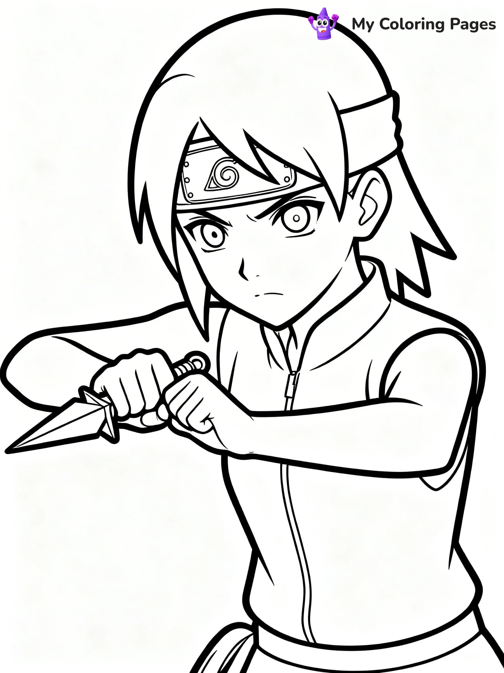 Sasuke Coloring Pages - 5