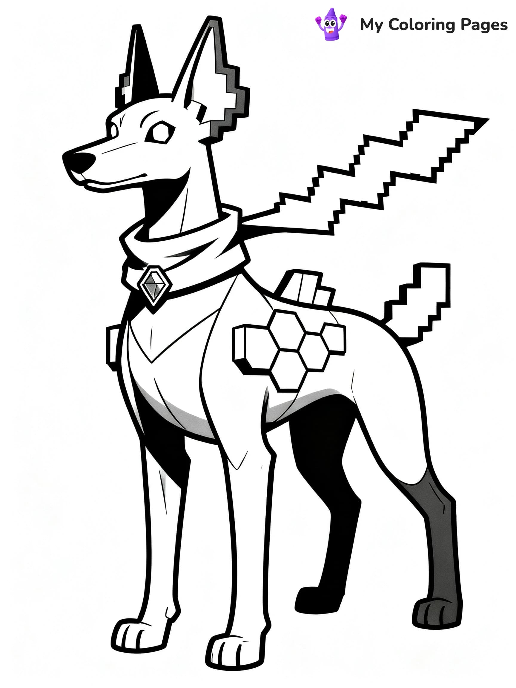 Zygarde Coloring Pages - 24