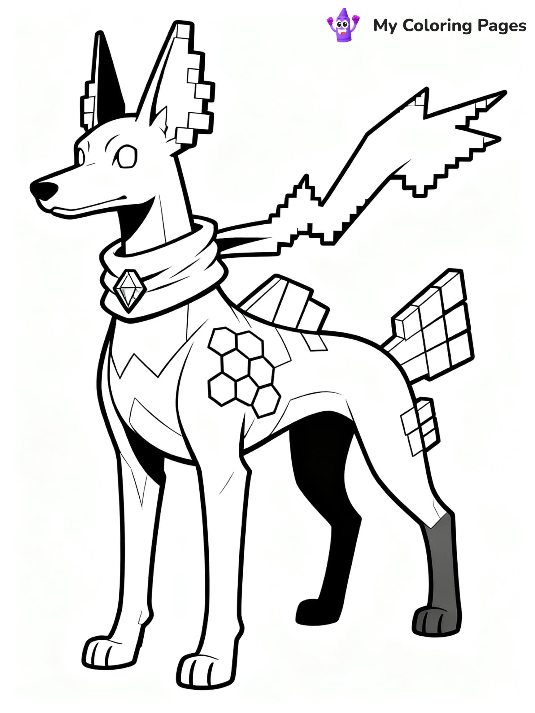 Zygarde Coloring Pages - 22