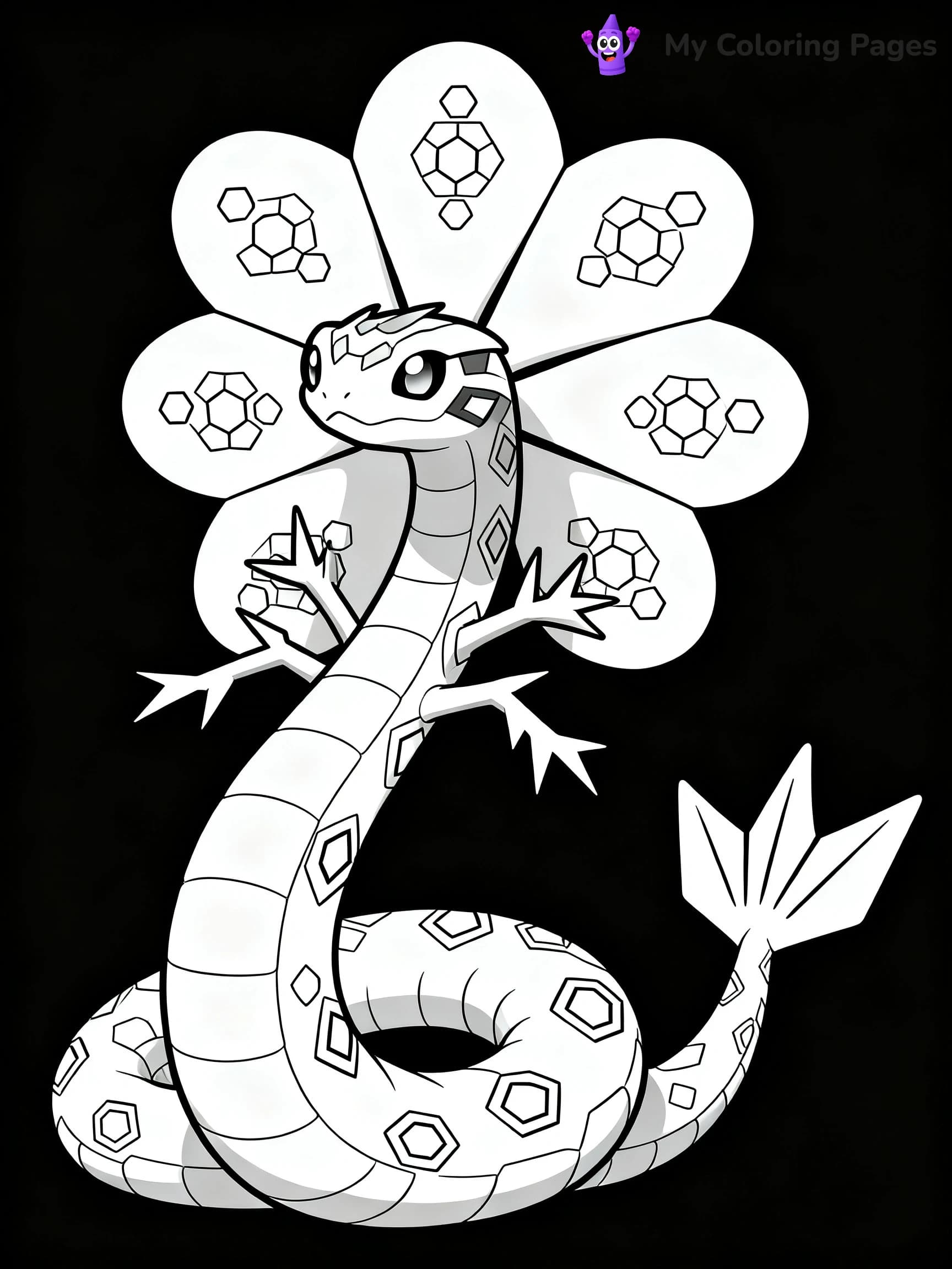 Zygarde Coloring Pages - 21