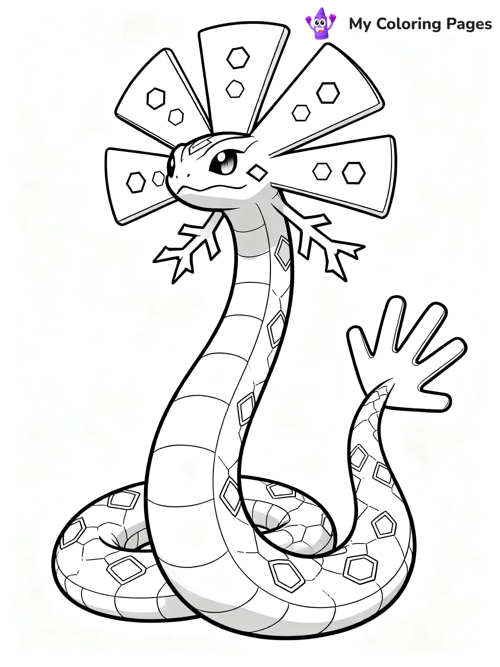 Zygarde Coloring Pages - 20