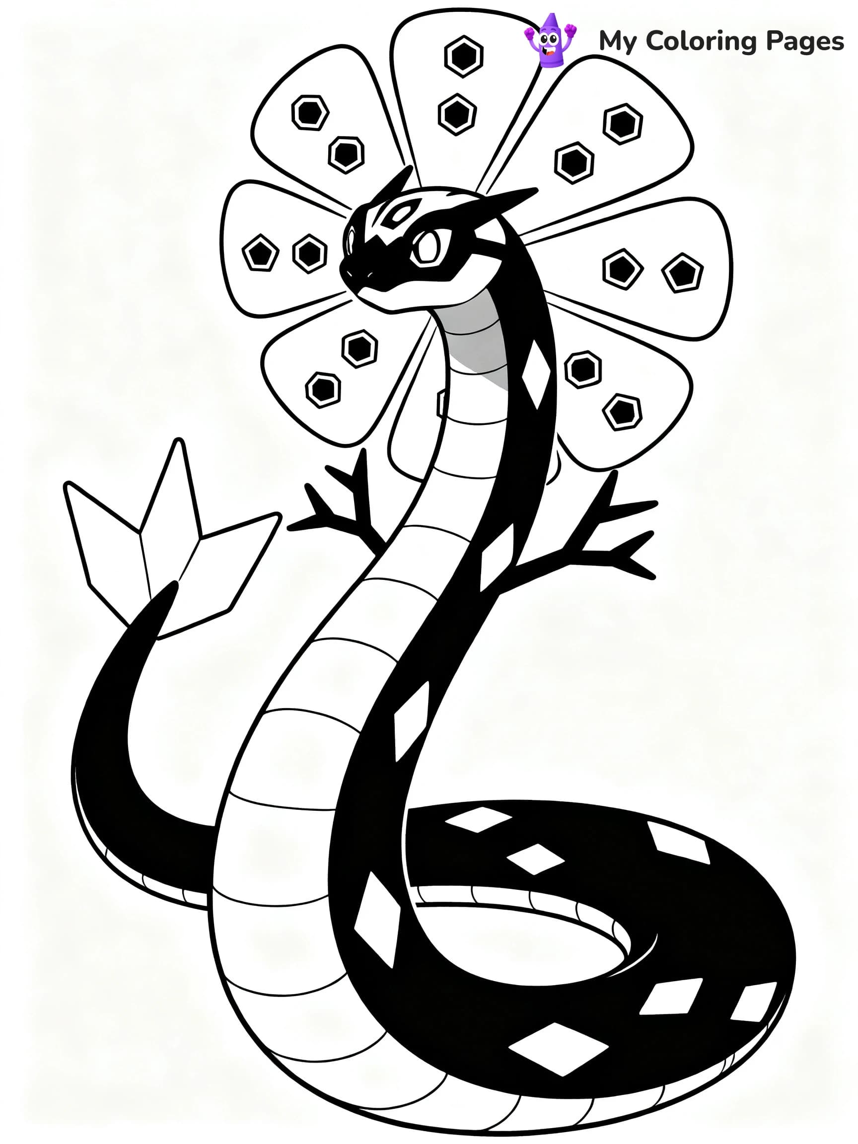 Zygarde Coloring Pages - 19